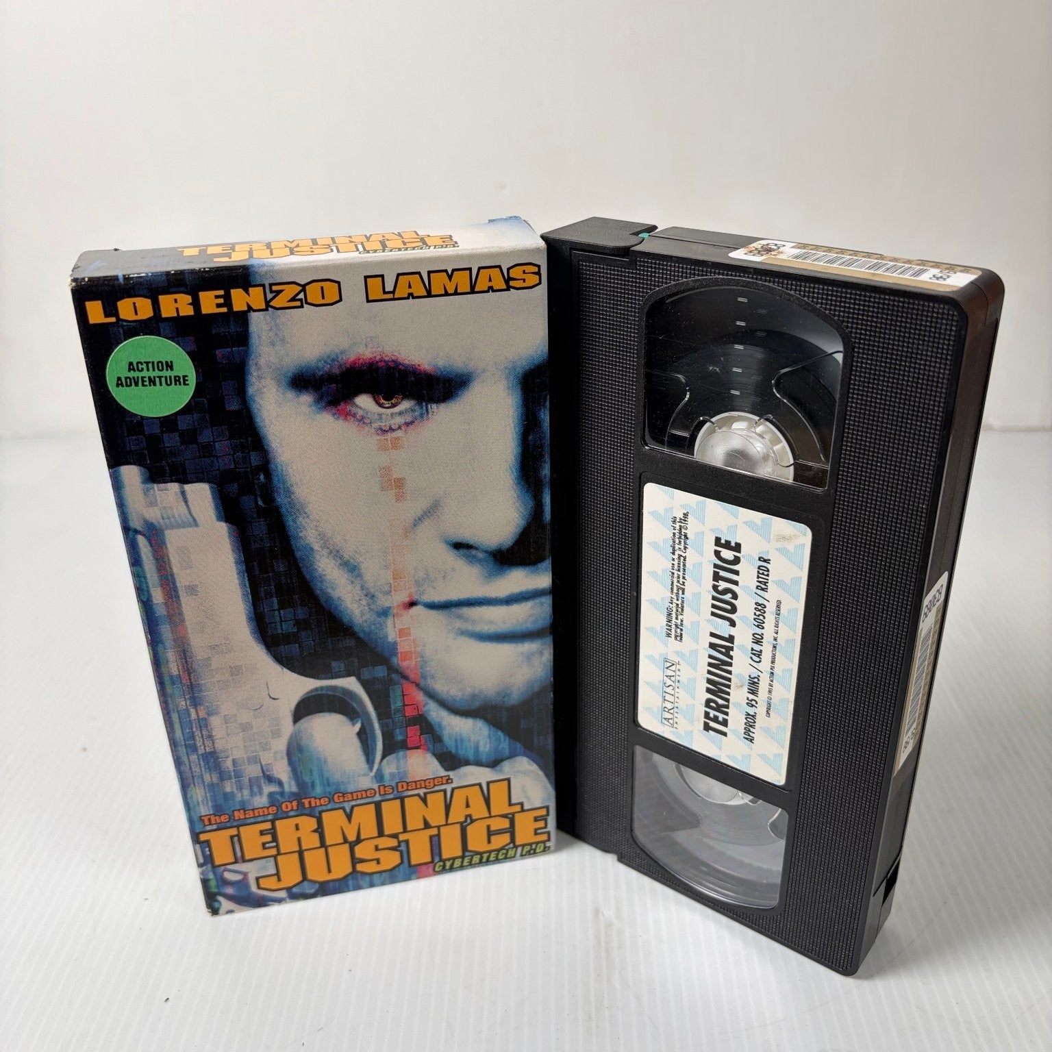 Terminal Justice VHS 1999 Action Sci-Fi Cybertech Artisan