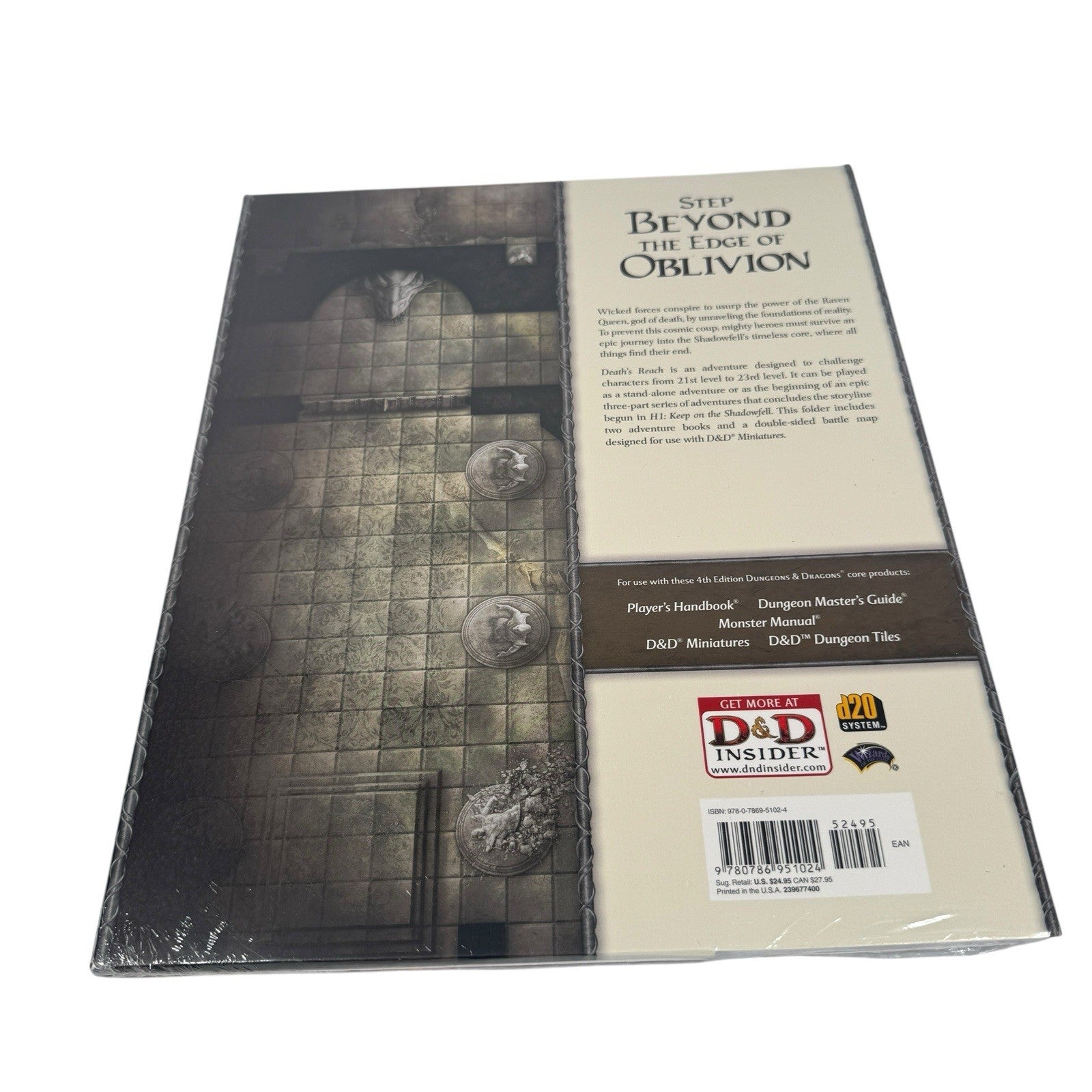 Dungeons Dragons Death's Reach Adventure 21st-23rd Level Epic Module Sealed