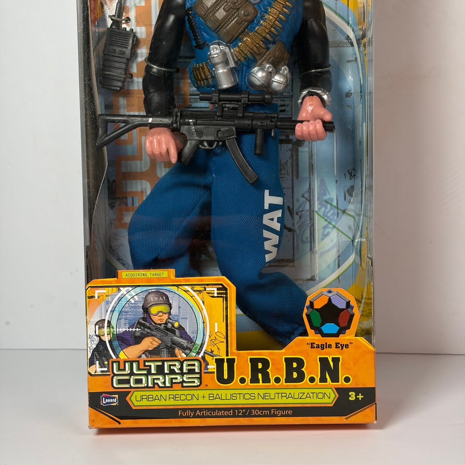 Ultra Corps U.R.B.N. "Eagle Eye" 12" Action Figure Lanard Urban Recon Ballistics