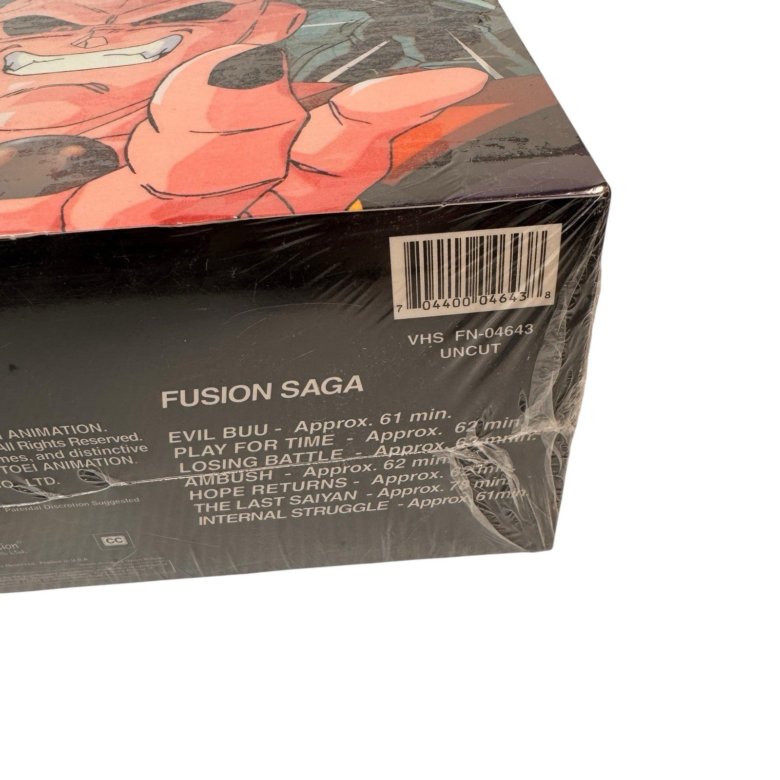 Dragon Ball Z FUSION Saga VHS Box Set UNCUT Rare Collectible DBZ Tapes Sealed