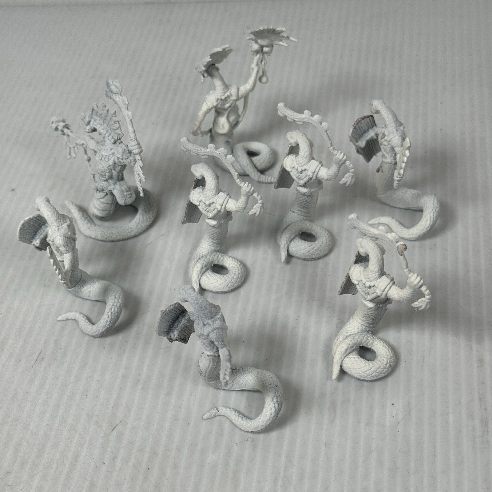 Shadows of Brimstone Lizard Men And Priest Enemies Primed & Assembled