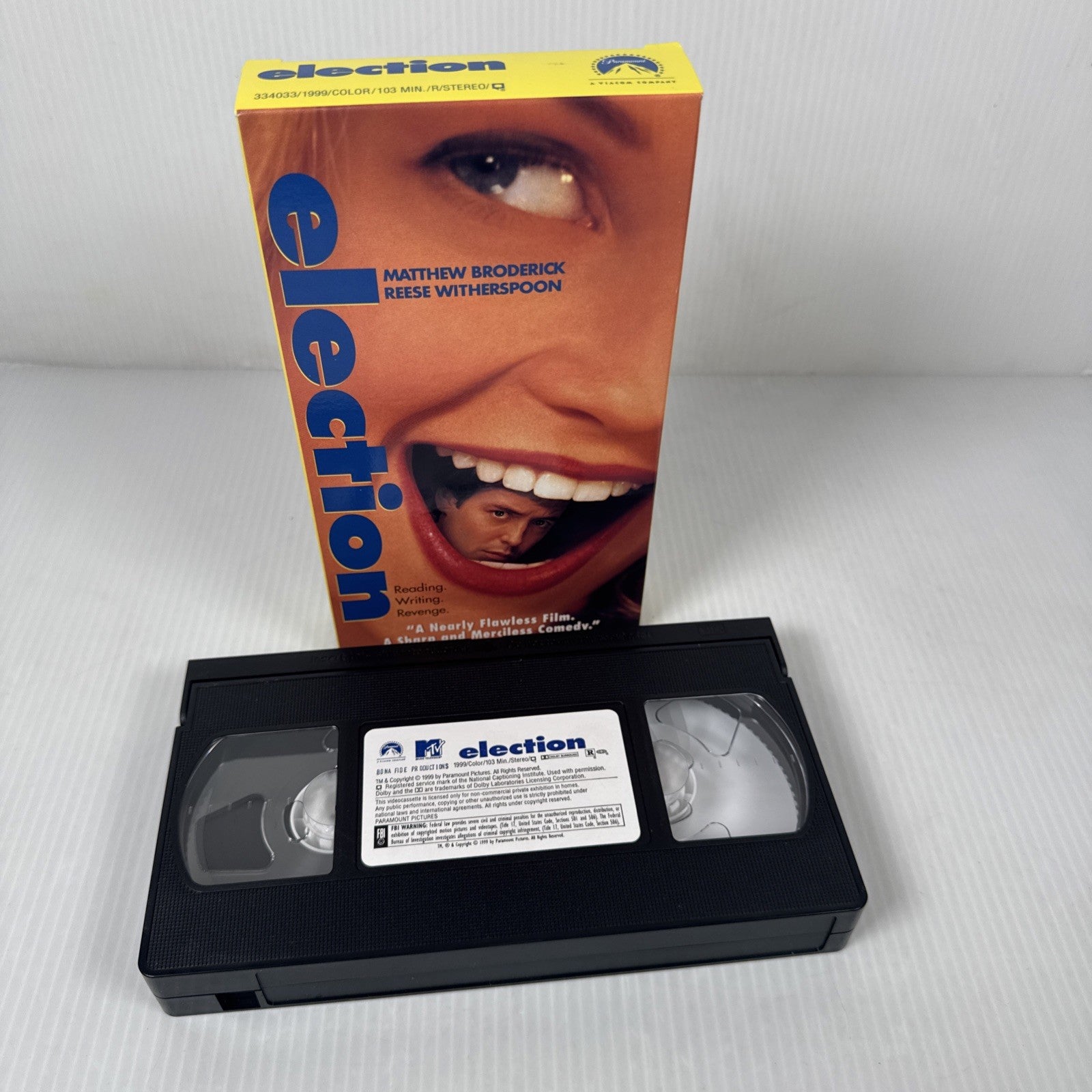 Election (VHS, 1999) Reese Witherspoon Matthew Broderick