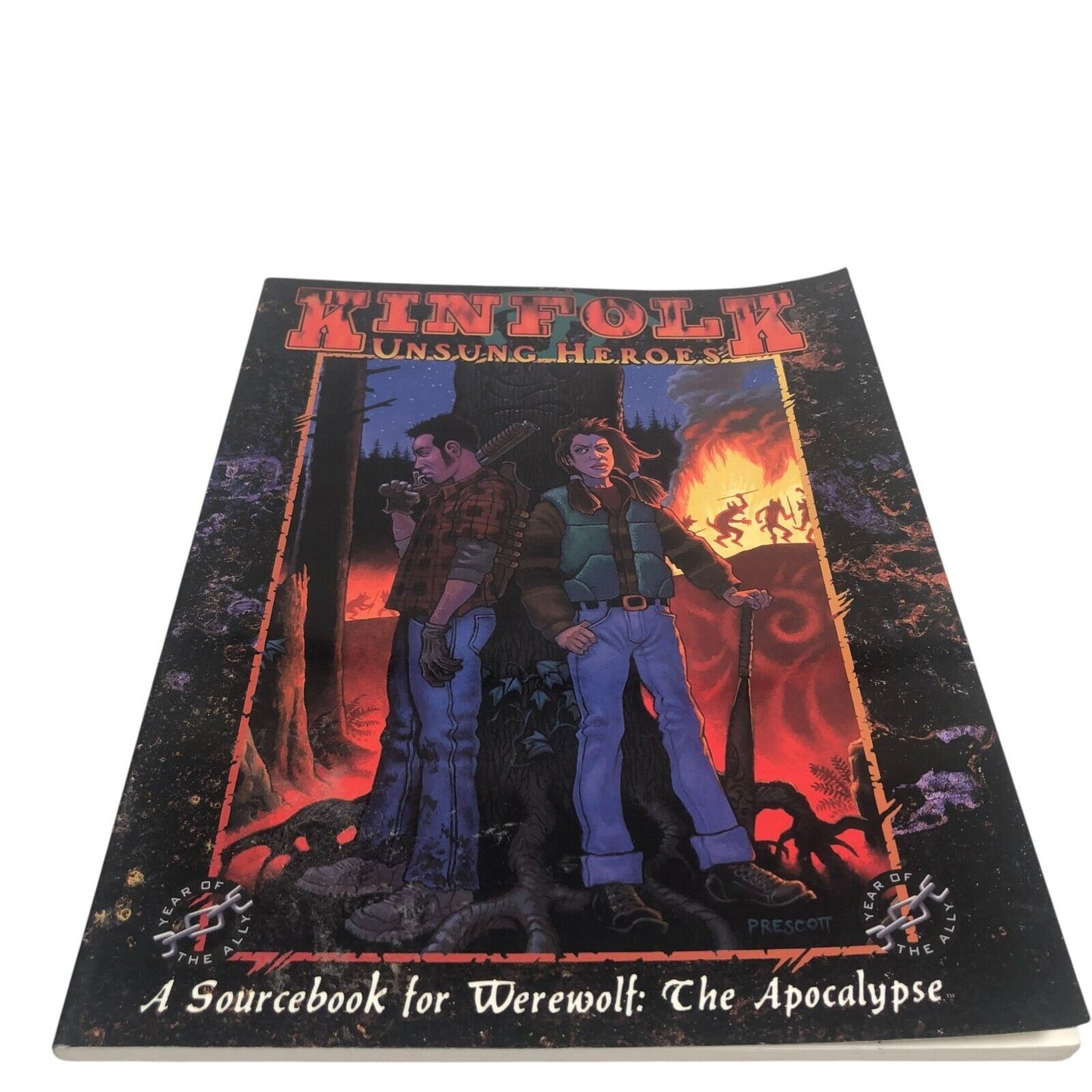 Werewolf The Apocalypse Kinfolk Unsung Heroes Softcover Sourcebook WW3074