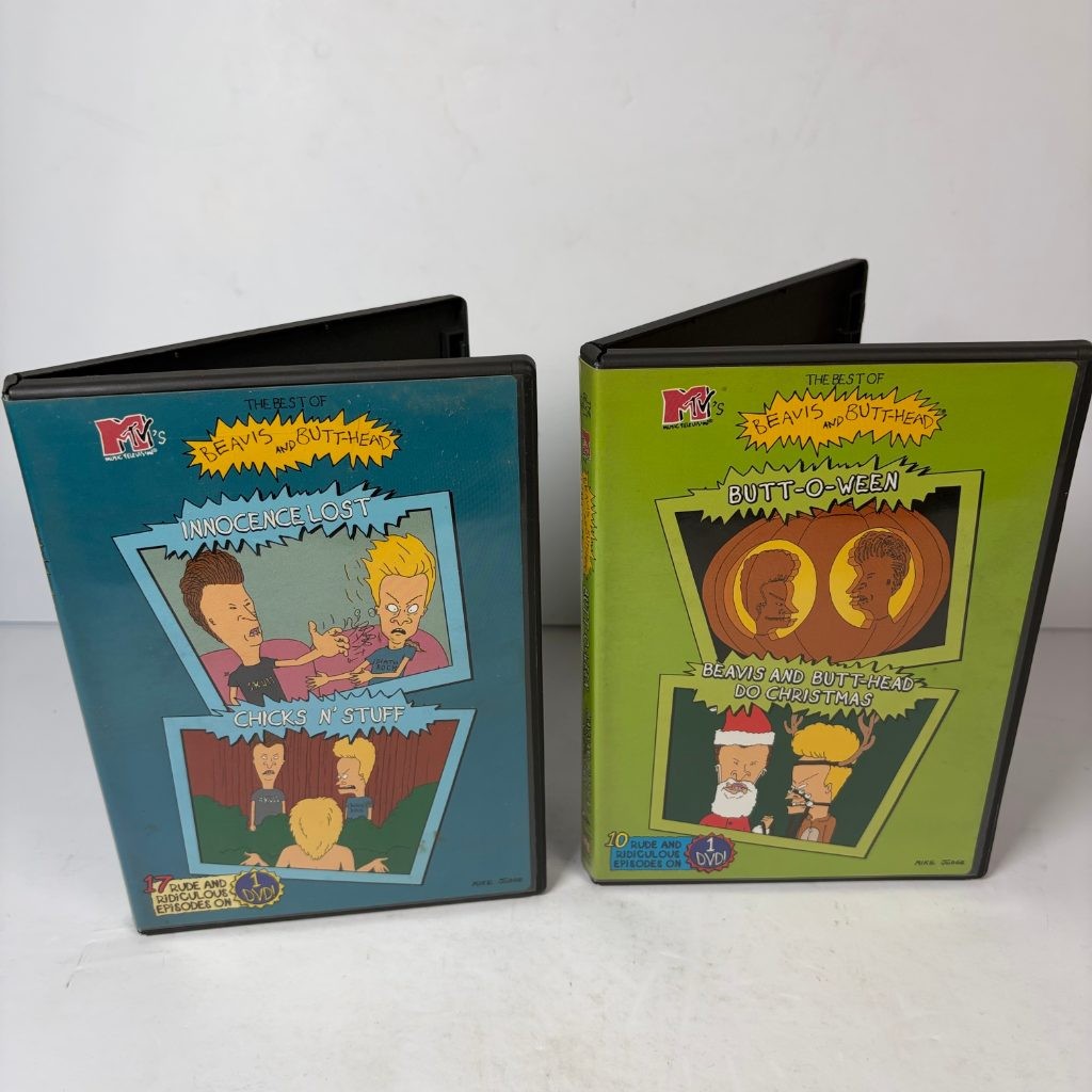 The Best of Beavis and Butt-Head DVD Lot of 2 Innocence Lost Butt-O-Ween