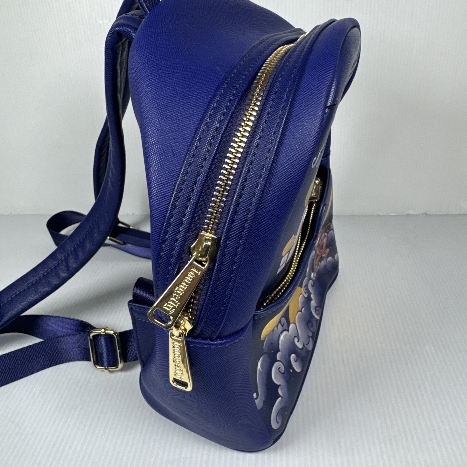 Loungefly Disney Aladdin Princess Jasmine Castle Abu Mini Backpack Genie Lamp