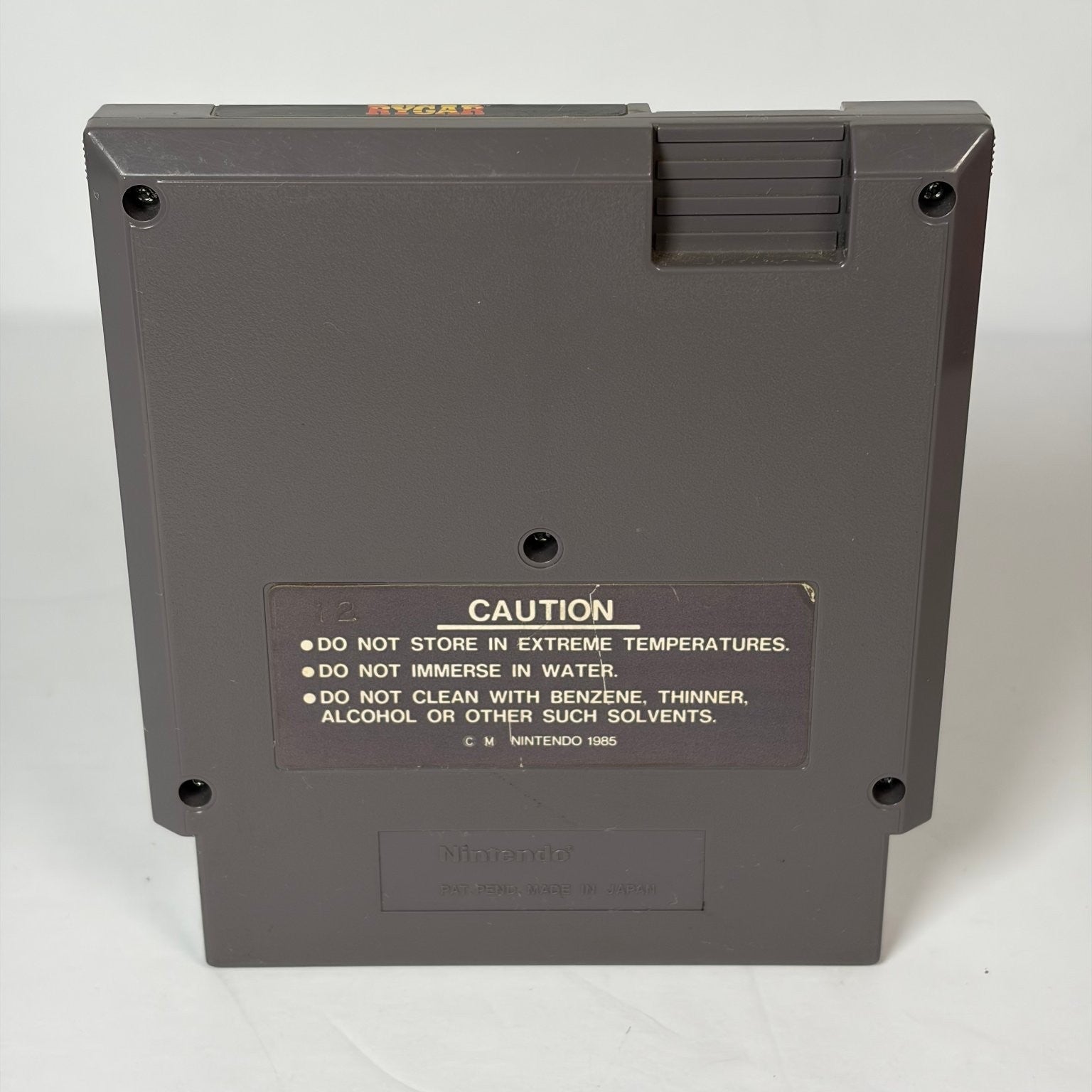 Rygar Nintendo NES 5-Screw Cartridge Only Authentic Classic Game