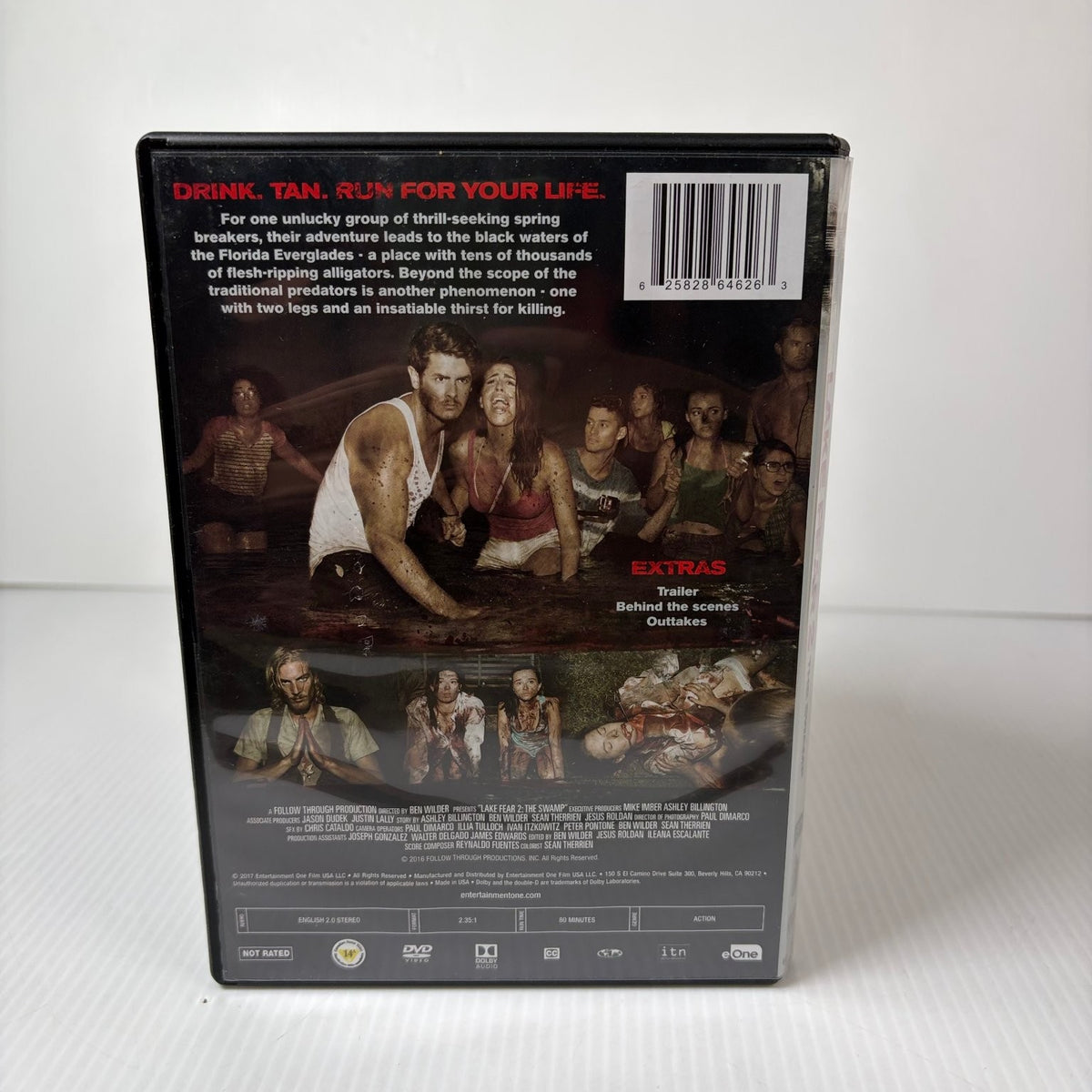 Lake Fear 2 The Swamp DVD 2017 Horror Action Michael S. Ojeda Extras