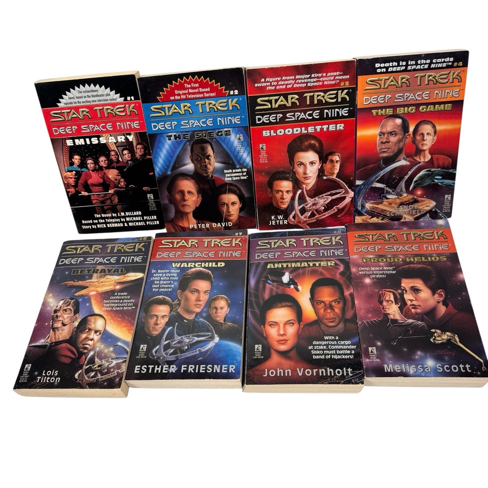 Star Trek Deep Space Nine Lot Of 26 Books #1-4, 6-11, 13-23 & More