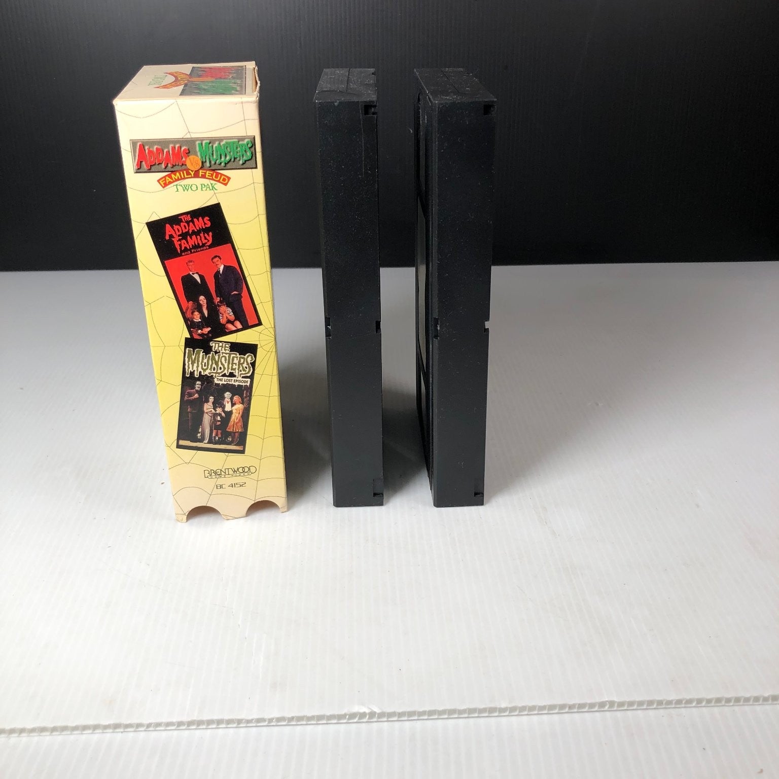 Addams vs Munsters Family Feud VHS 1994 Comedy Two Pak Brentwood