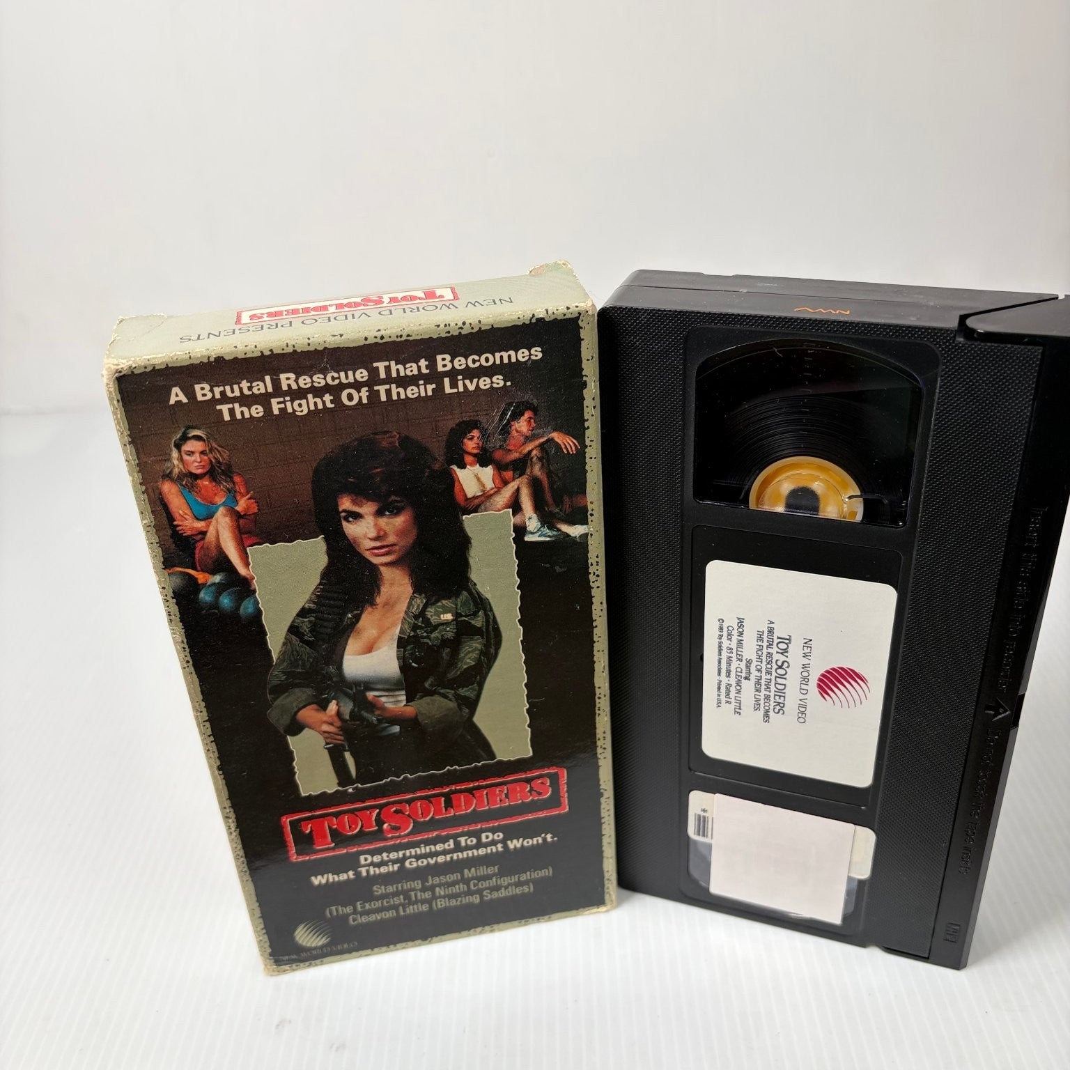 Toy Soldiers VHS 1984 Action Adventure New World Video Jason Miller R