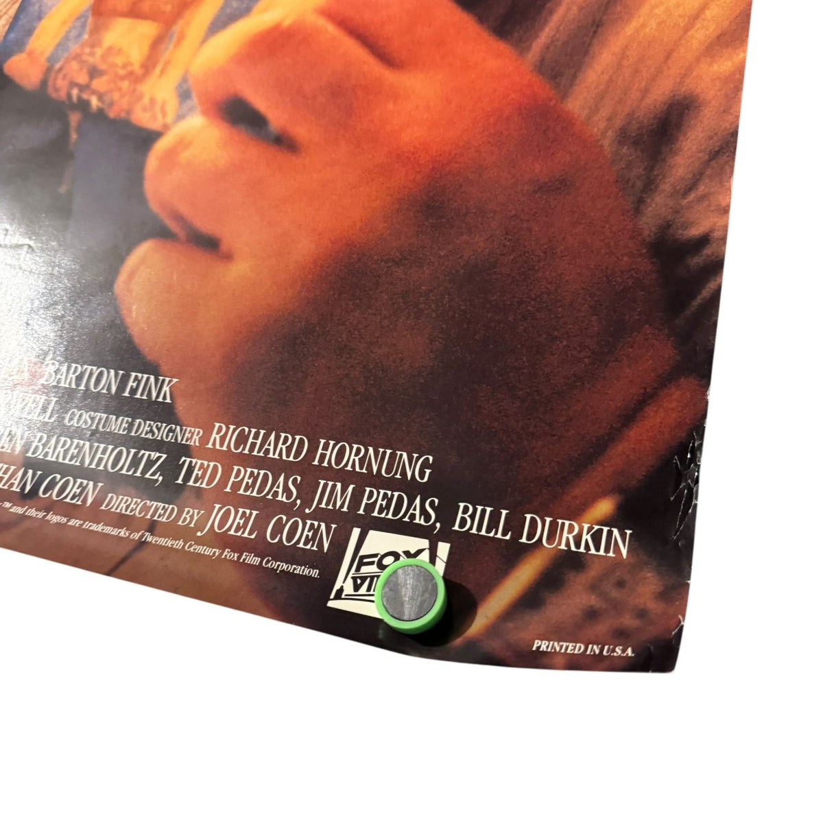 Barton Fink 1991 One-Sheet Movie Poster John Turturro John Goodman