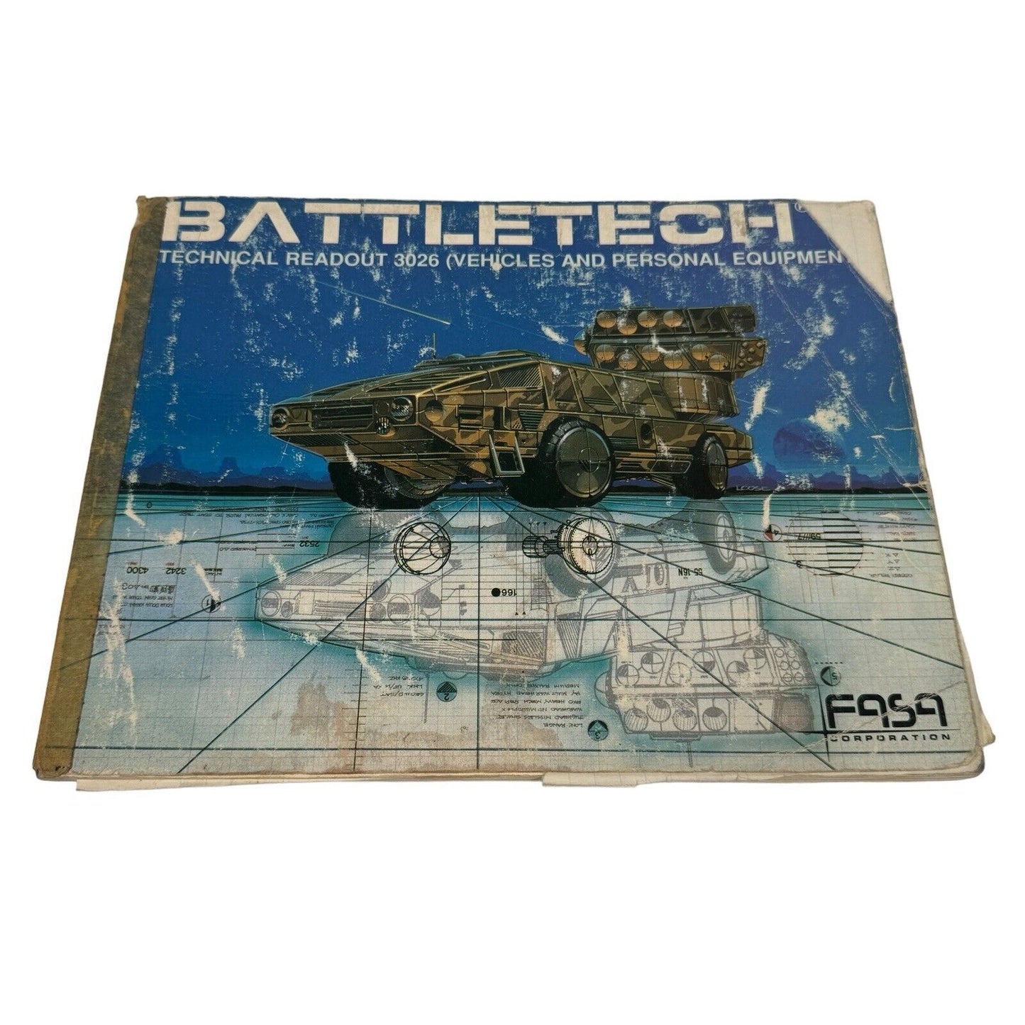 Battletech Technical Read Out 3026 - 1987 FASA 8606 RPG Book Heavily Worn