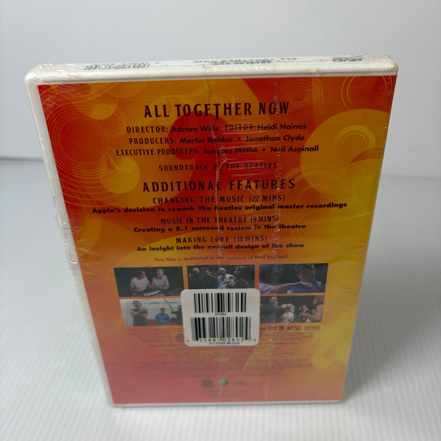 The Beatles All Together Now DVD 2008 Cirque du Soleil McCartney Starr