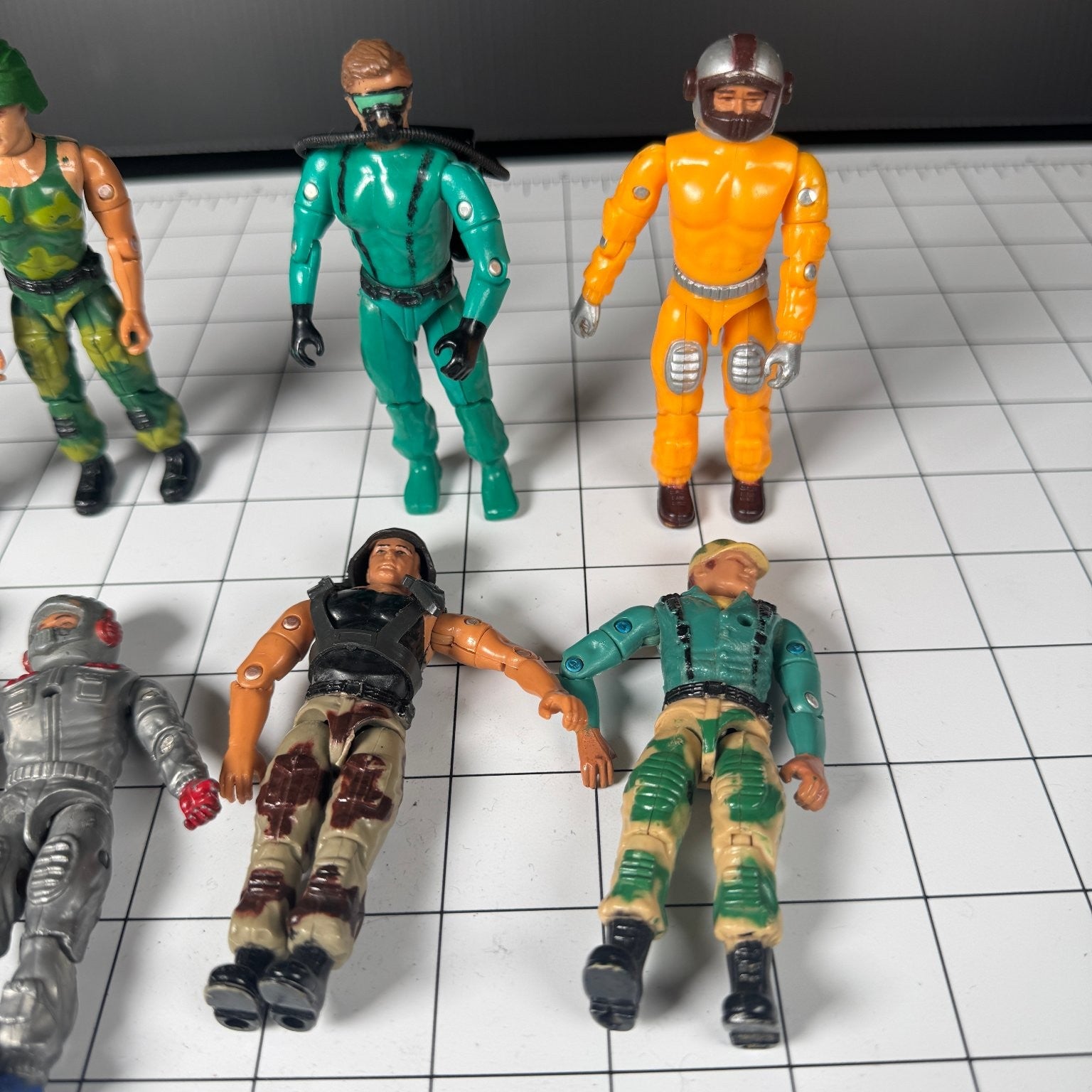 Vintage Remco American Defense US Forces Defenders of Peace 3.75" 9 Figure Lot