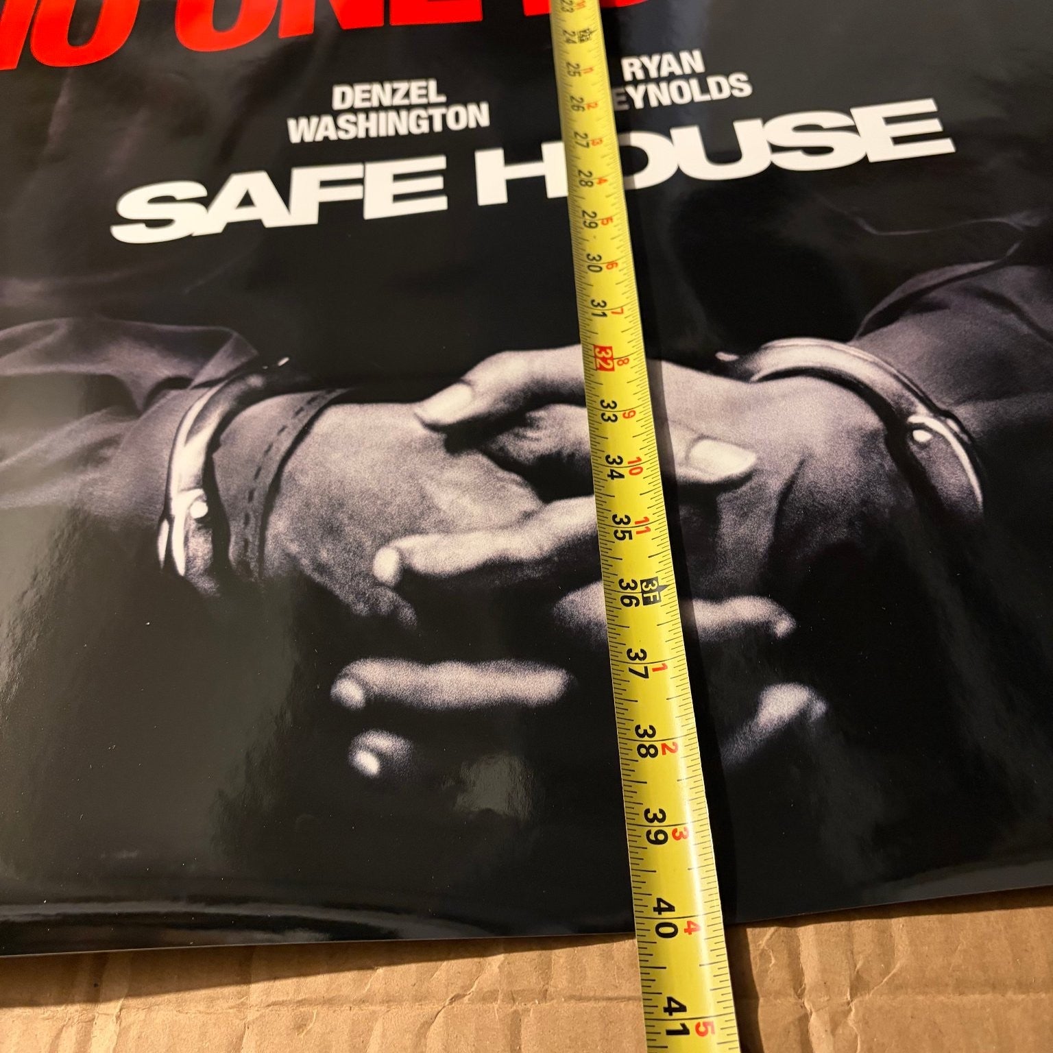 Safe House 2012 One Sheet Movie Poster Original Double-Sided Denzel Washington