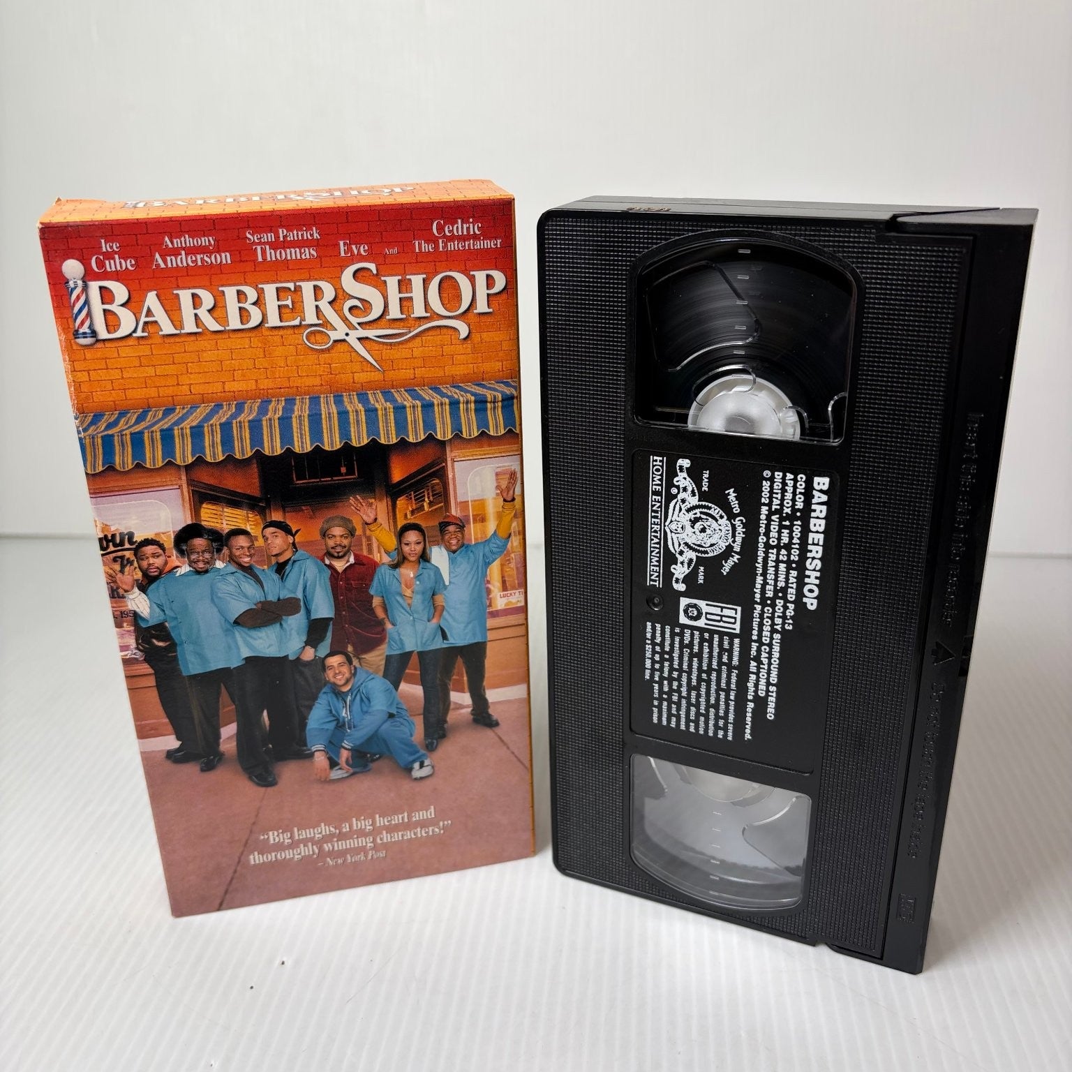 Barbershop VHS 2002 Comedy Drama Ice Cube MGM Home Entertainment PG-13