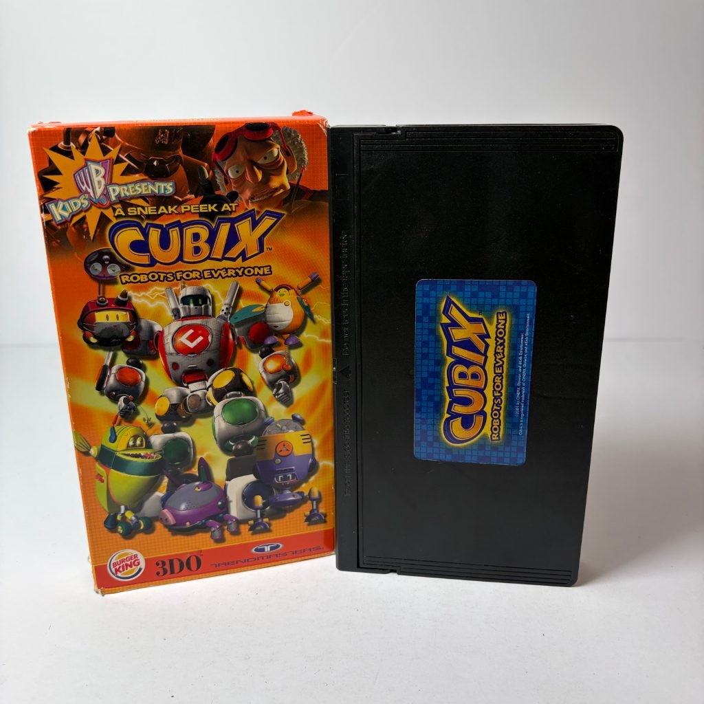 Cubix Robots for Everyone Sneak Peek VHS Burger King 3DO WB Kids Promo 2001