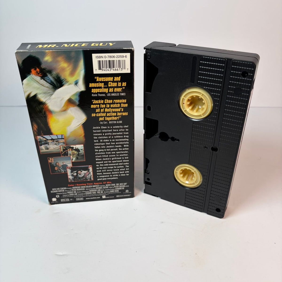 Mr. Nice Guy VHS 1998 Action Martial Arts Jackie Chan New Line Home Video