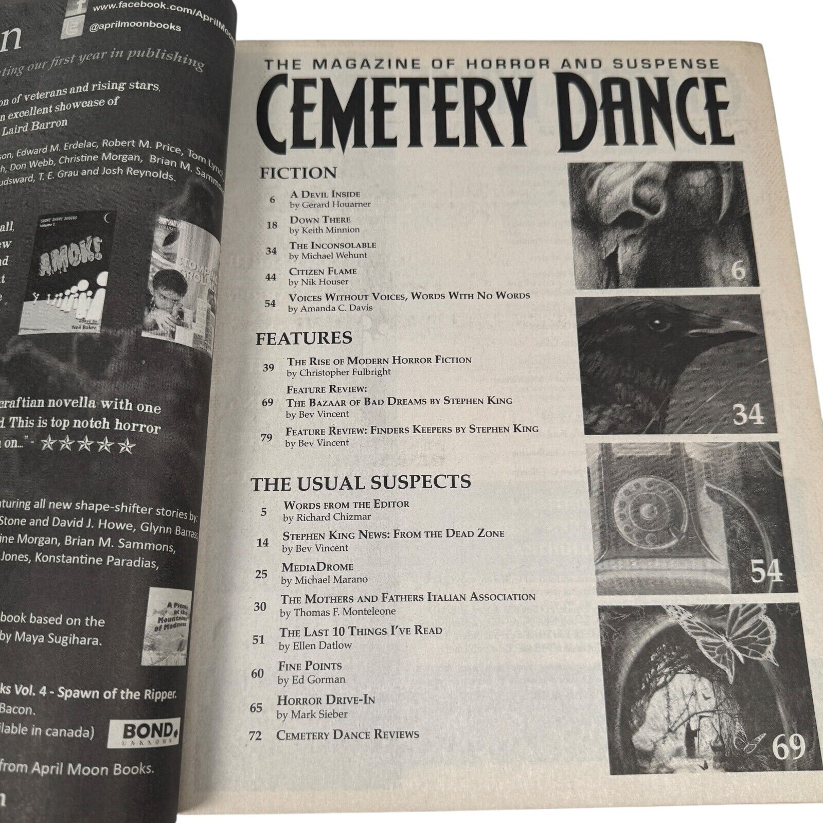 Cemetery Dance Issue #73 Horror & Suspense Short Fiction Magazine OOP Back Issue