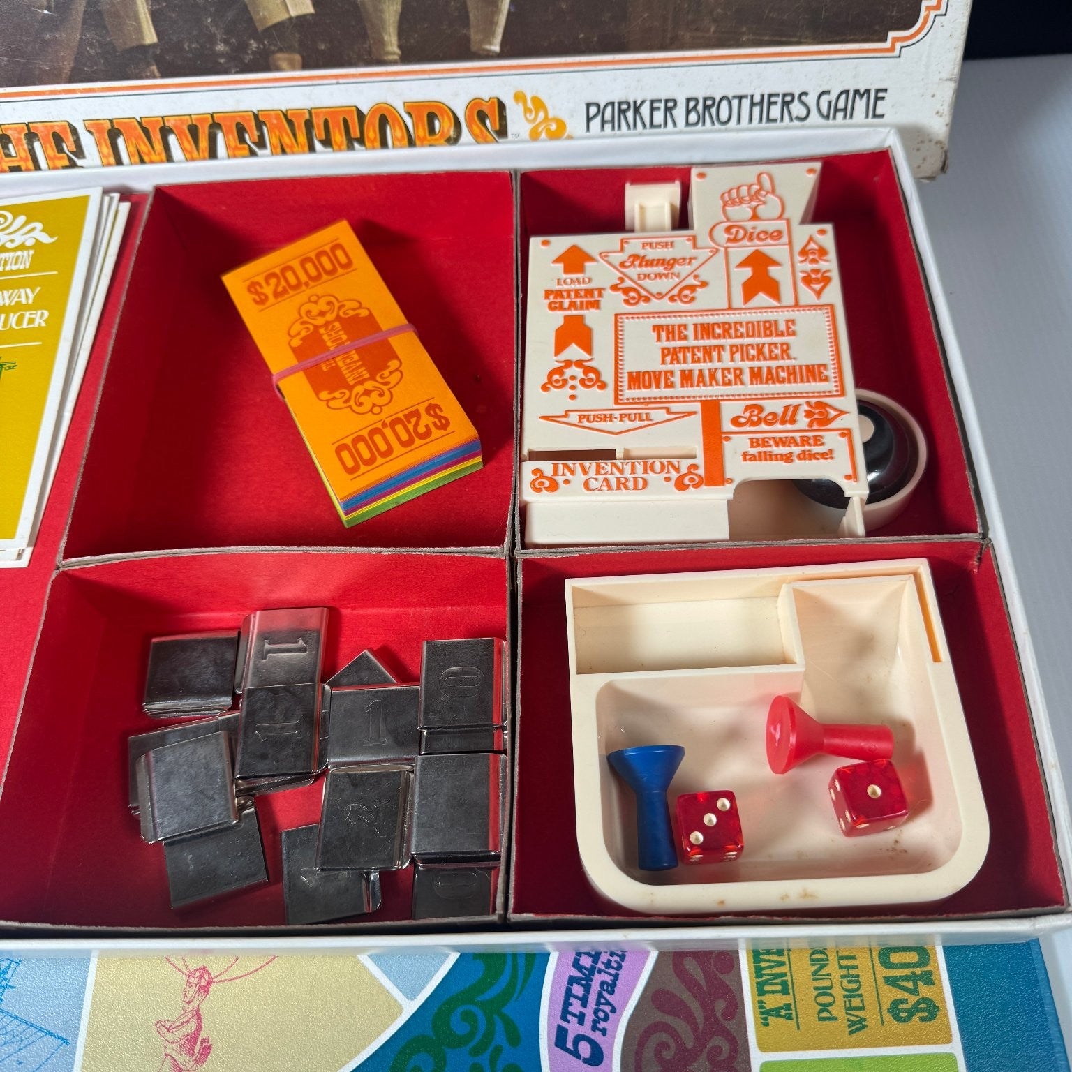 Vintage The Inventors Parker Brothers Board Game 2-4 Players Ages 9+ 1969