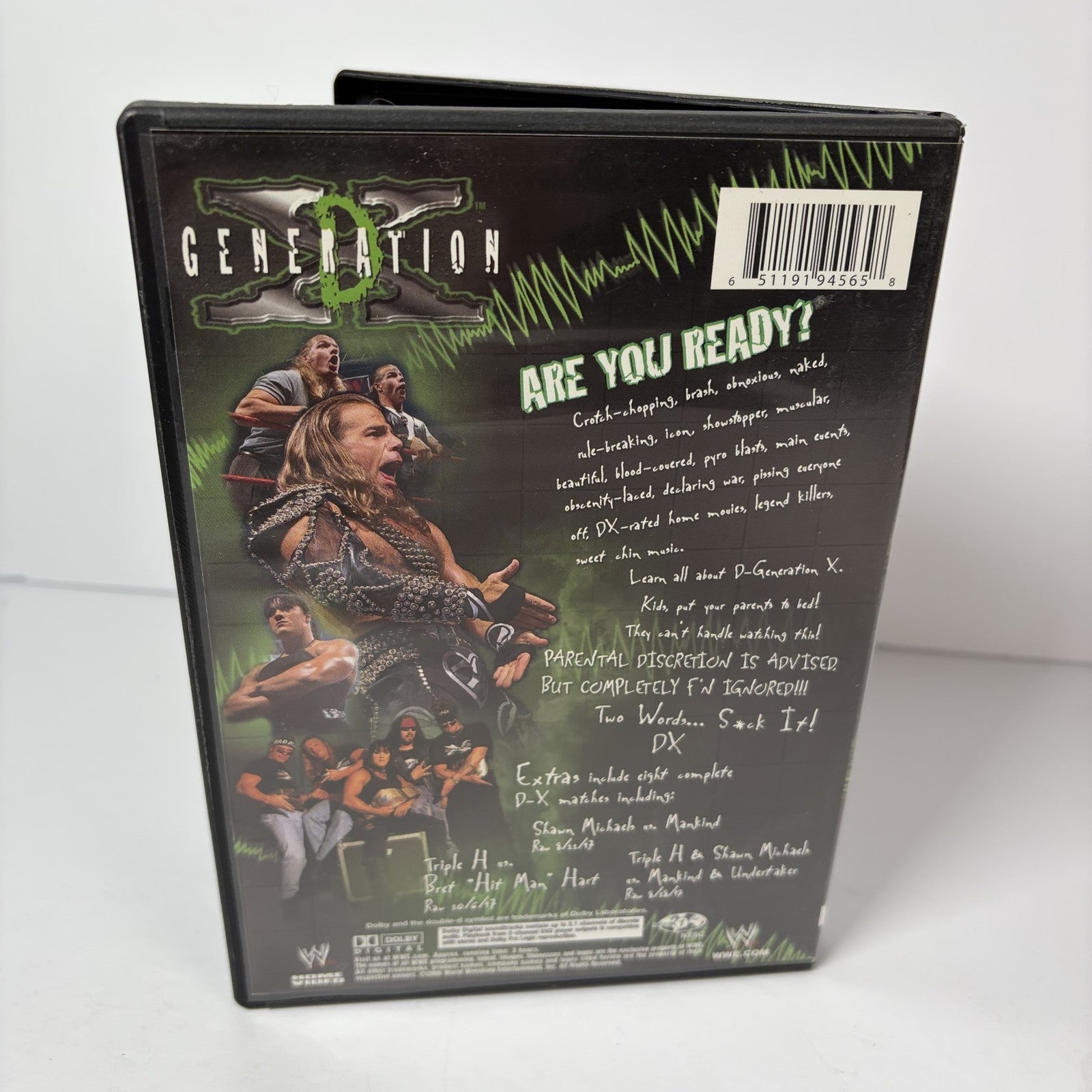WWE D-Generation X Generation X DVD Shawn Michaels Triple H Chyna Wrestling DX