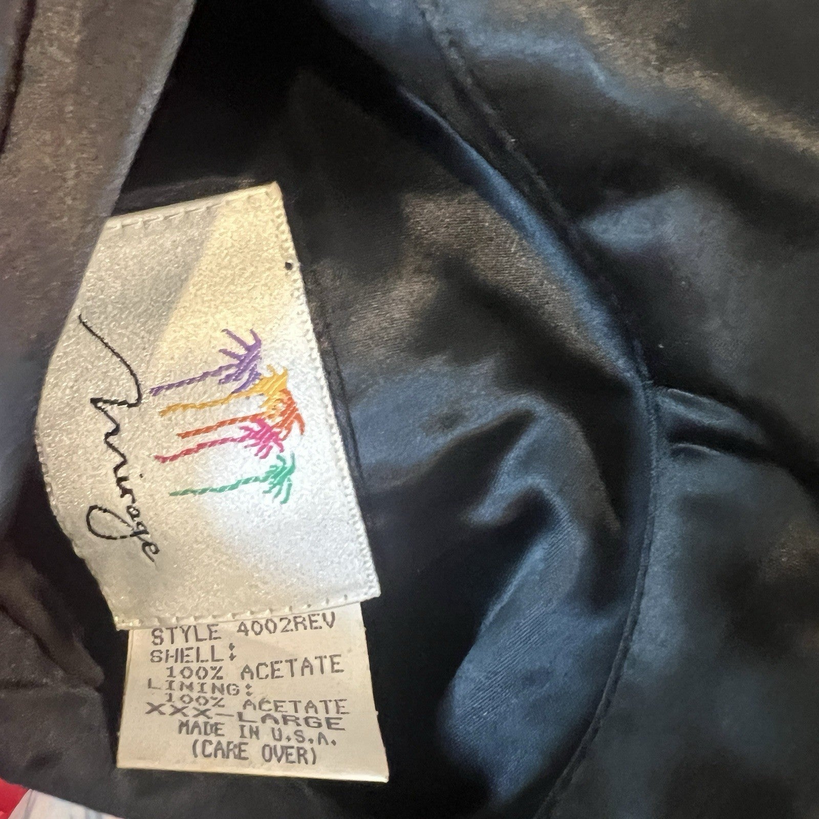 Vintage 1996 Mirage & Golden Nugget Reversible Bomber Jacket Signed