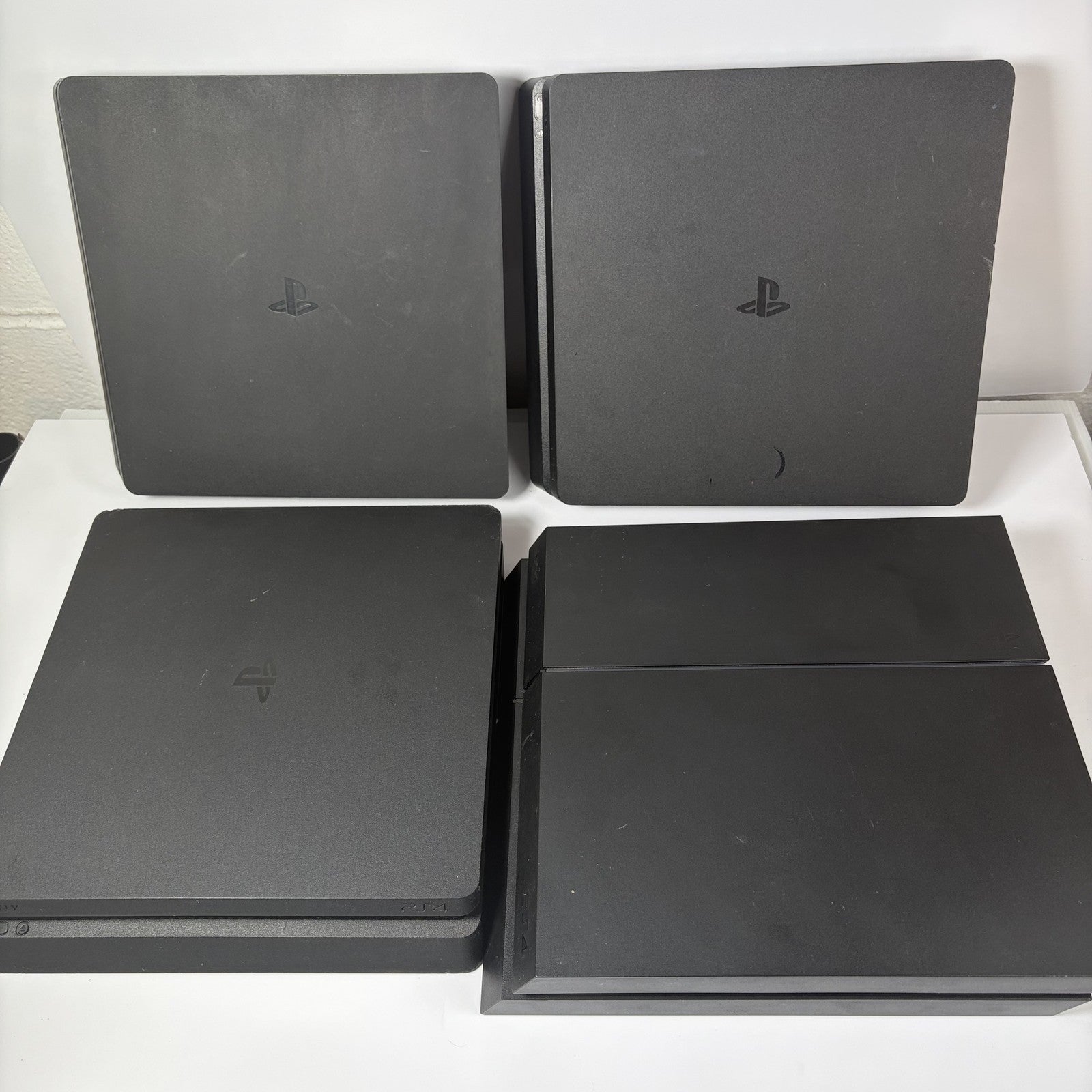 AS IS Sony PlayStation 4 PS4 Lot of 4 Consoles For Parts CUH-1115A, 2215B, 2215A