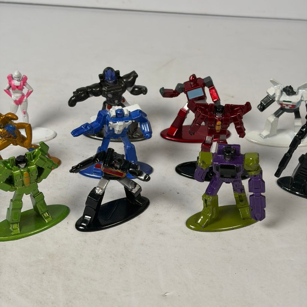 Transformers Nano Metalfigs Diecast Mini Figure Lot of 12 Jada Toys G1 Autobot