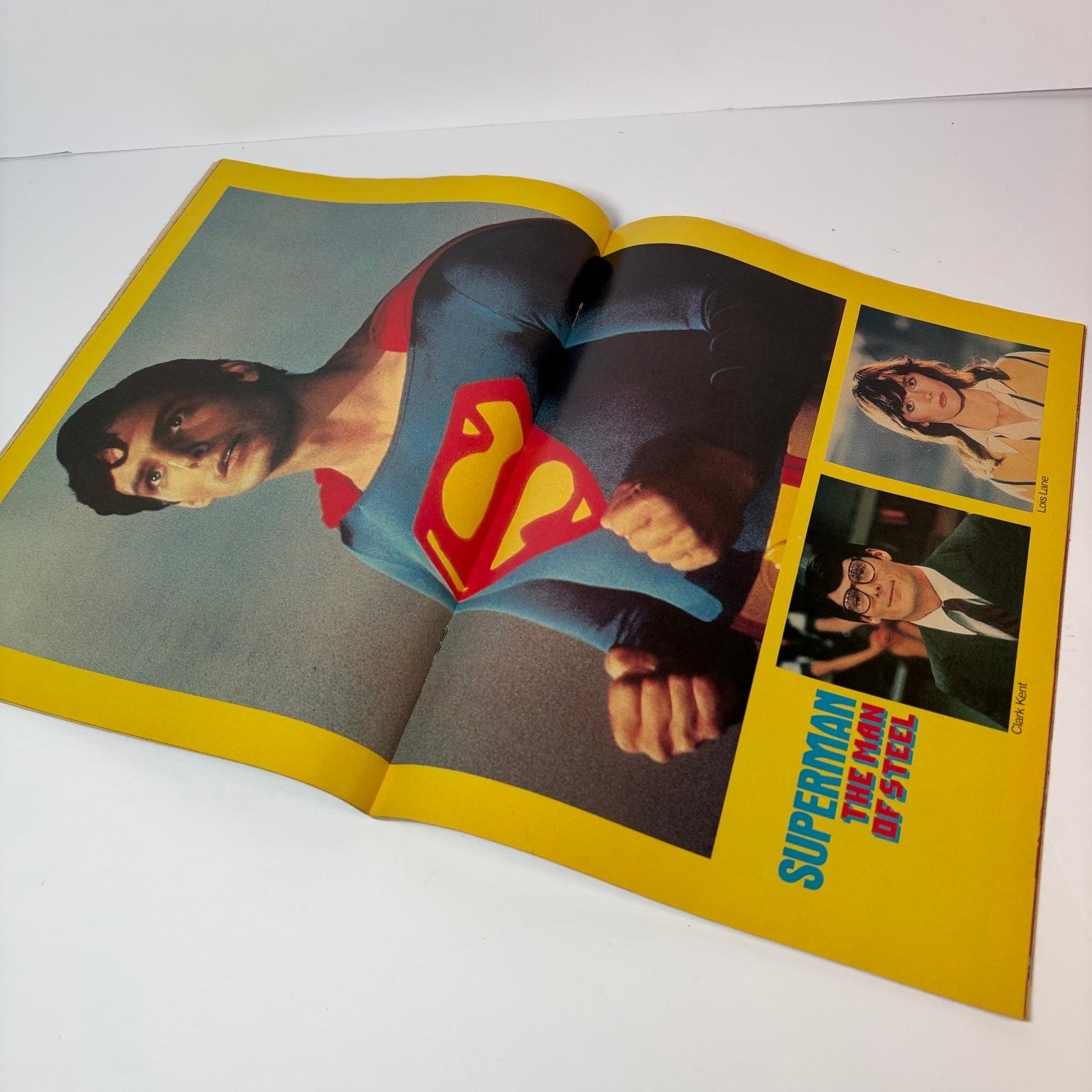 Super Star Heroes Magazine Issue 2 Superman Movie Star Wars Battlestar Galactica
