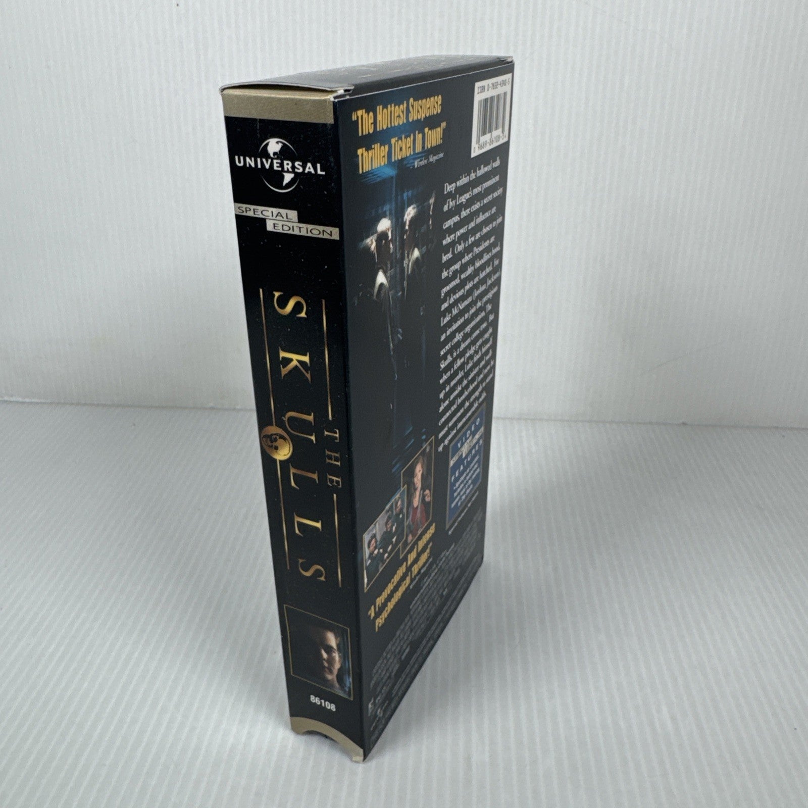 The Skulls (VHS, 2001) Joshua Jackson Paul Walker Psychological Thriller