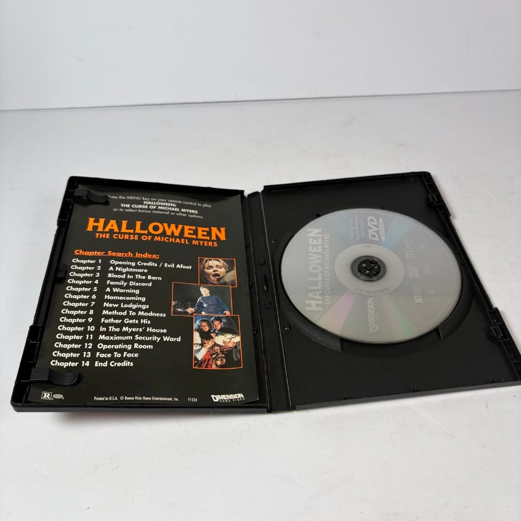 Halloween: The Curse of Michael Myers DVD Dimension Donald Pleasence Paul Rudd