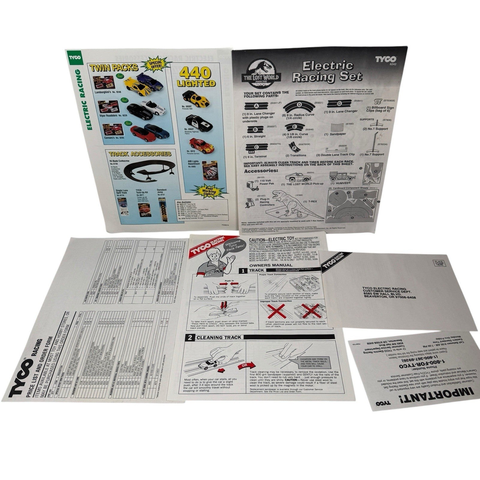 The Lost World Electronic Race Set Accessories (No Cars Or T-Rex)