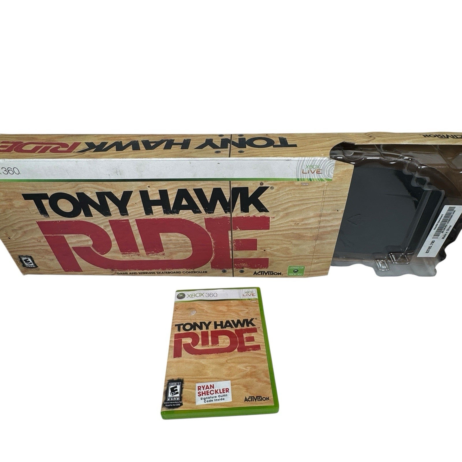 Tony Hawk Ride (Xbox 360) W/Wireless Skateboard Controller In Original Box