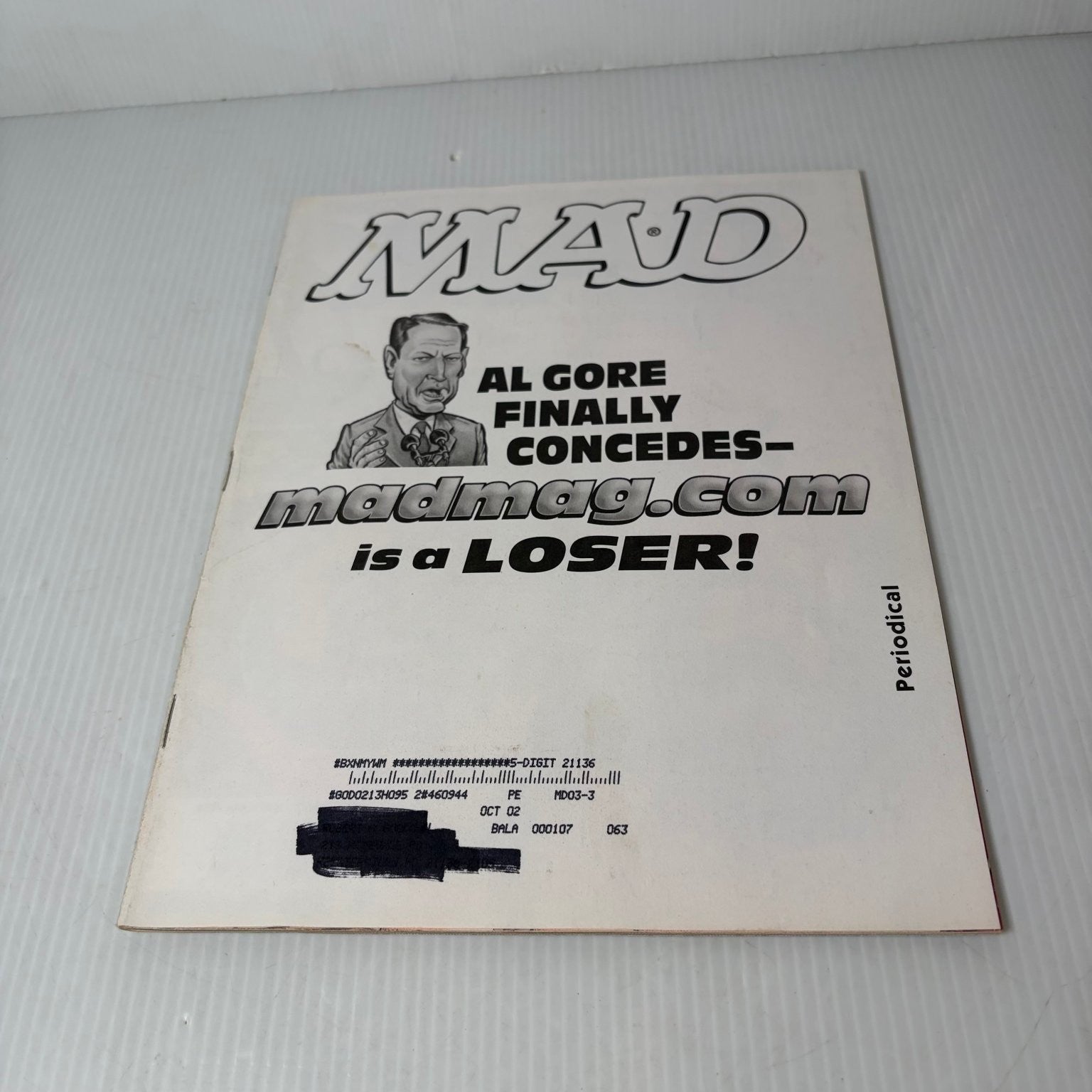 MAD Magazine April 2001 Cast Away Parody Joe Drucker Humor Satire