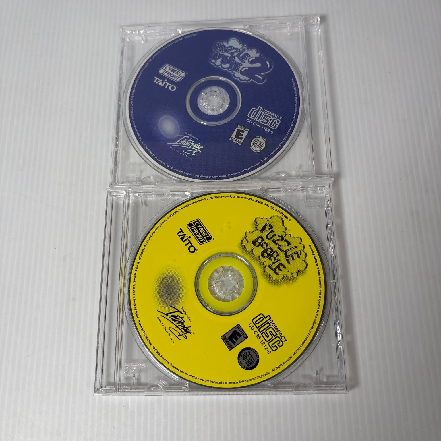 Puzzle Bobble 1 & 2 Dual Jewel PC Video Game Taito Arcade Multiplayer