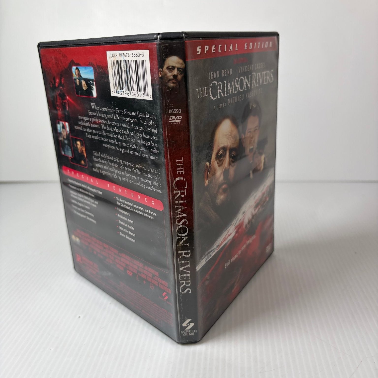 The Crimson Rivers DVD 2000 Special Edition Jean Reno Vincent Cassel Thriller