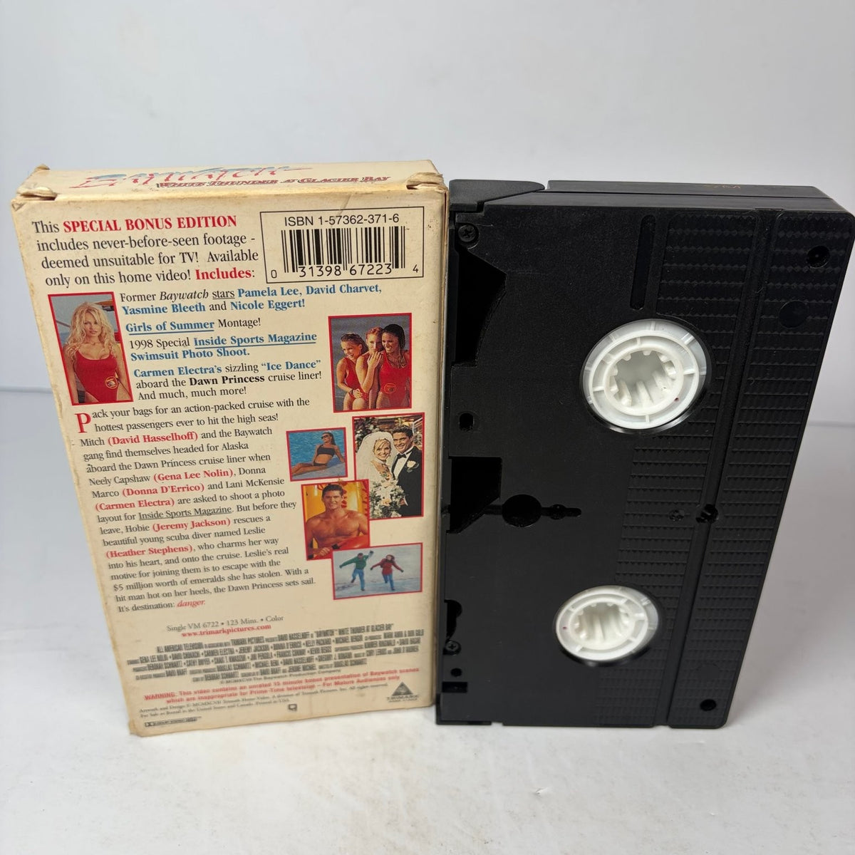 Baywatch White Thunder At Glacier Bay VHS David Hasselhoff Pamela Lee Trimark