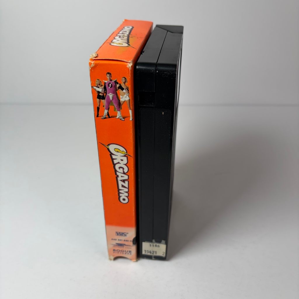 Orgazmo VHS Trey Parker 1999 Unrated Comedy South Park Creator Rogue Pictures