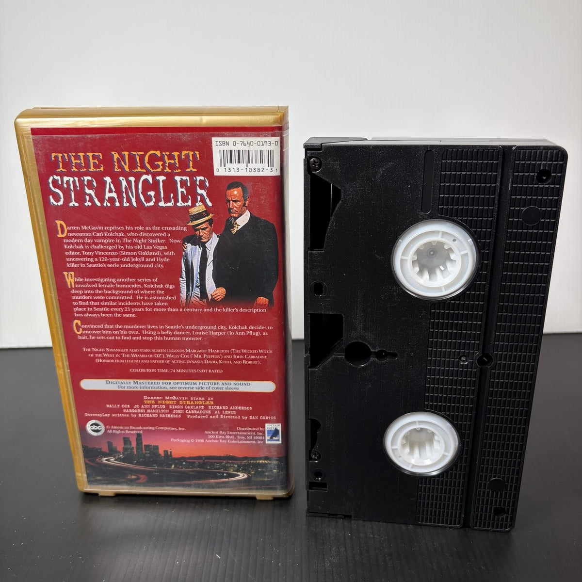 The Night Strangler VHS 1998 Horror Mystery Anchor Bay Collector's Edition