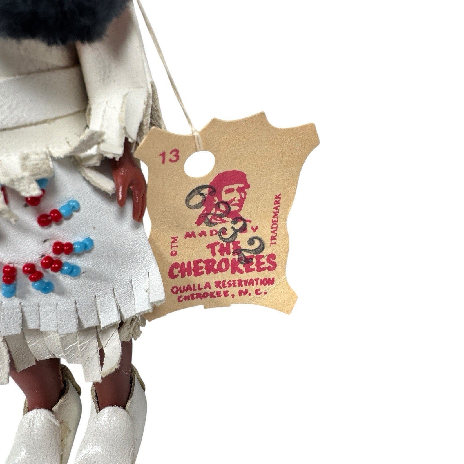 6” Vintage Doll Original Tag Made by the Cherokees 6232