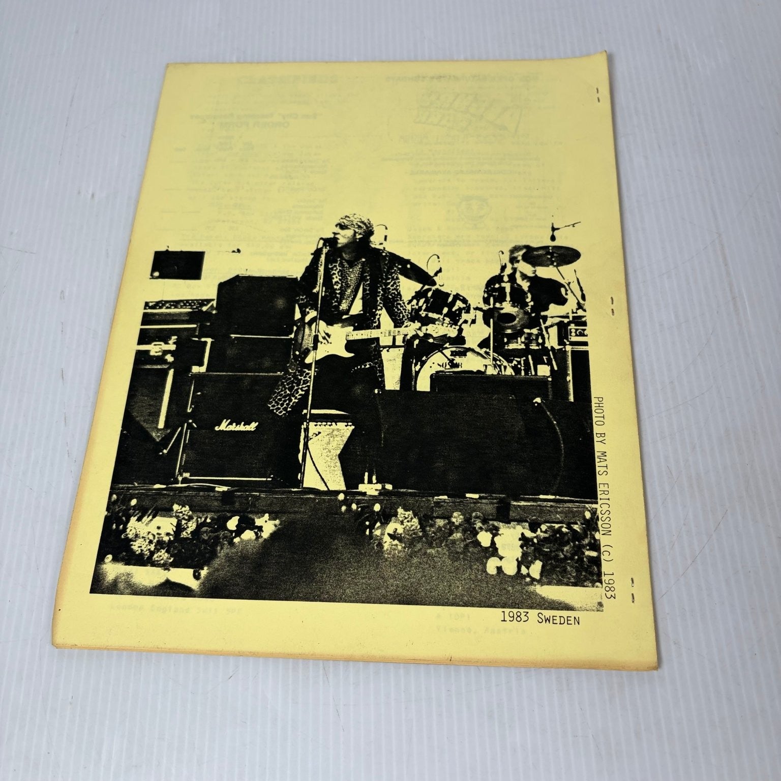 Steven Van Zandt Voice of America May 1987 #6 RARE Little Steven Fan Zine