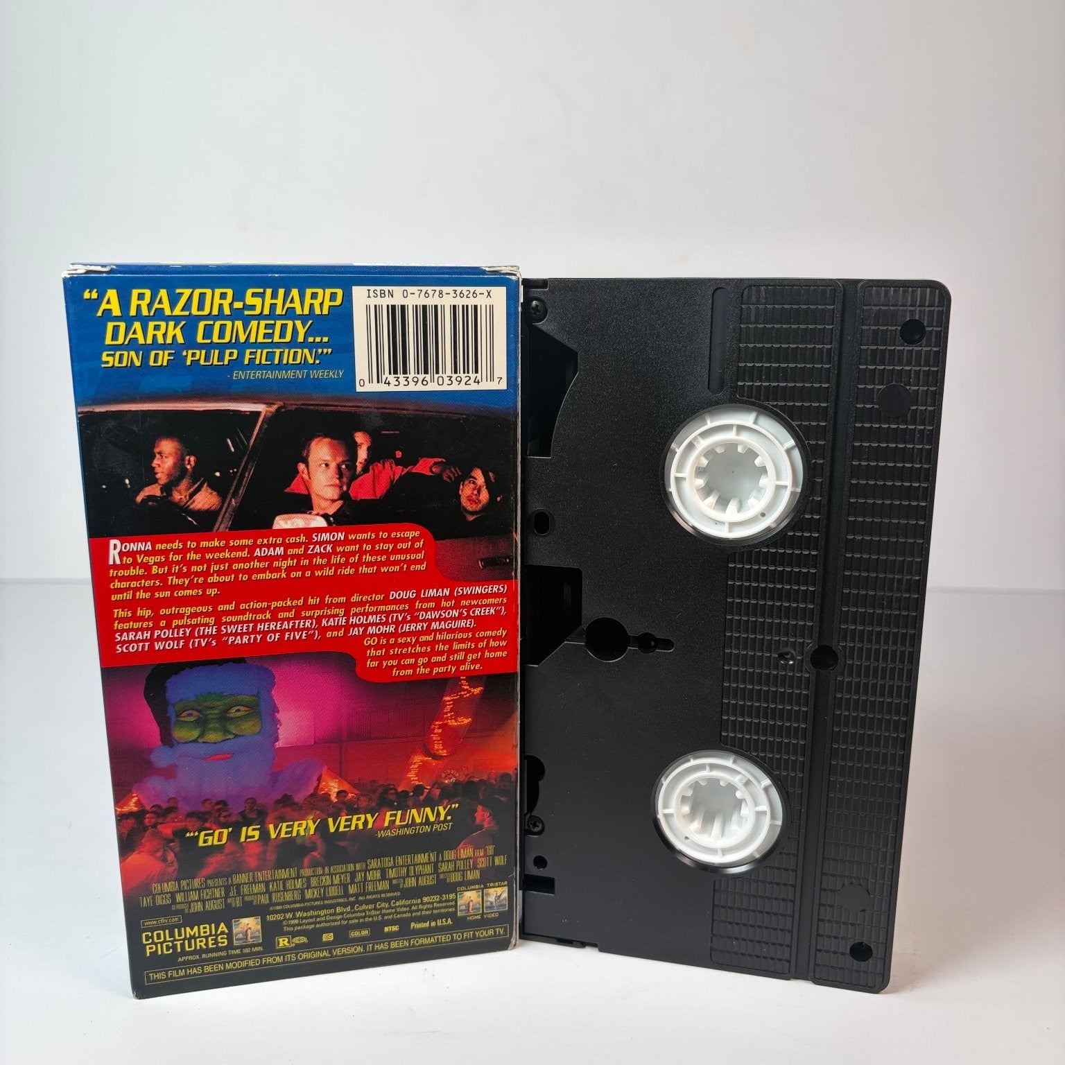 Go VHS 1999 Comedy Thriller Doug Liman Columbia Pictures R-Rated