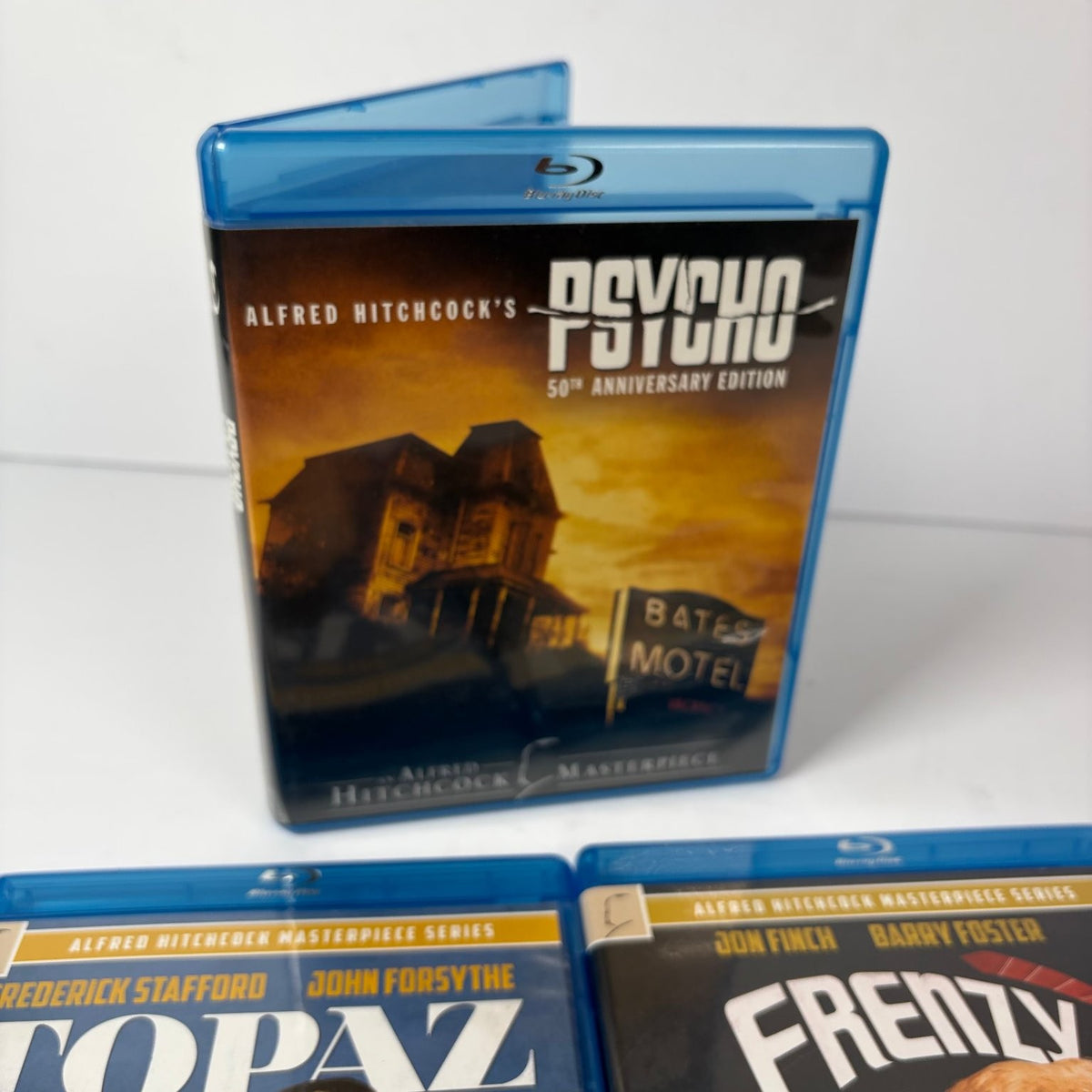 Alfred Hitchcock Masterpiece Blu-ray Lot: Psycho, Topaz, Frenzy