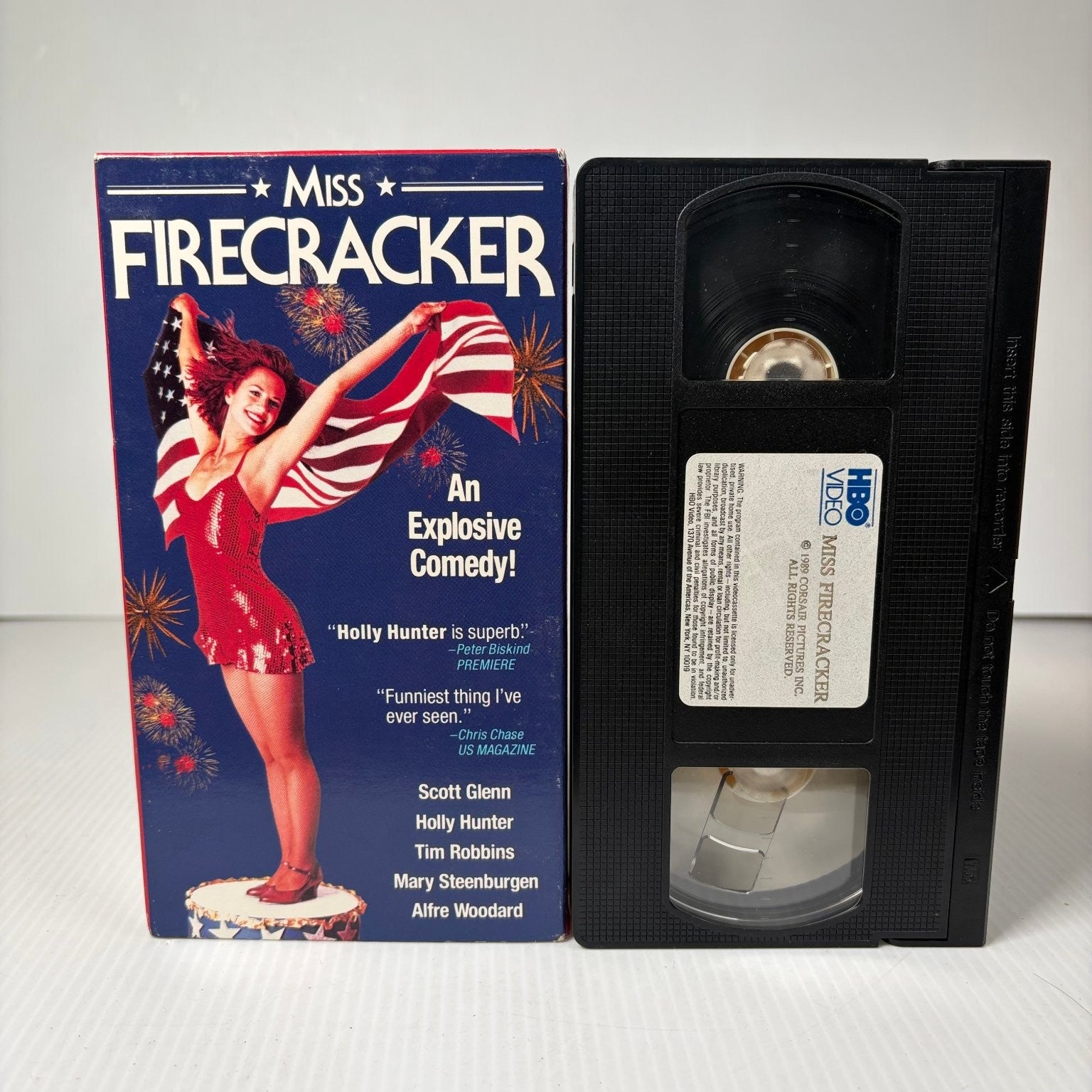 Miss Firecracker VHS 1990 Comedy Holly Hunter HBO Video Original Release