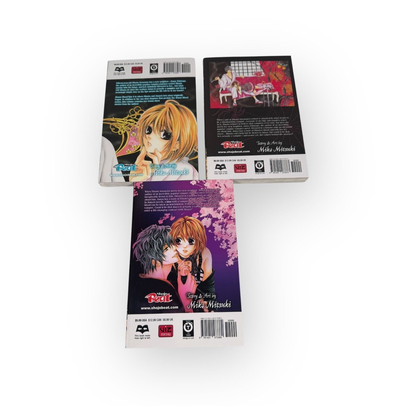 Honey Blood Manga Volume 0-2 Complete Set English Version Viz Media