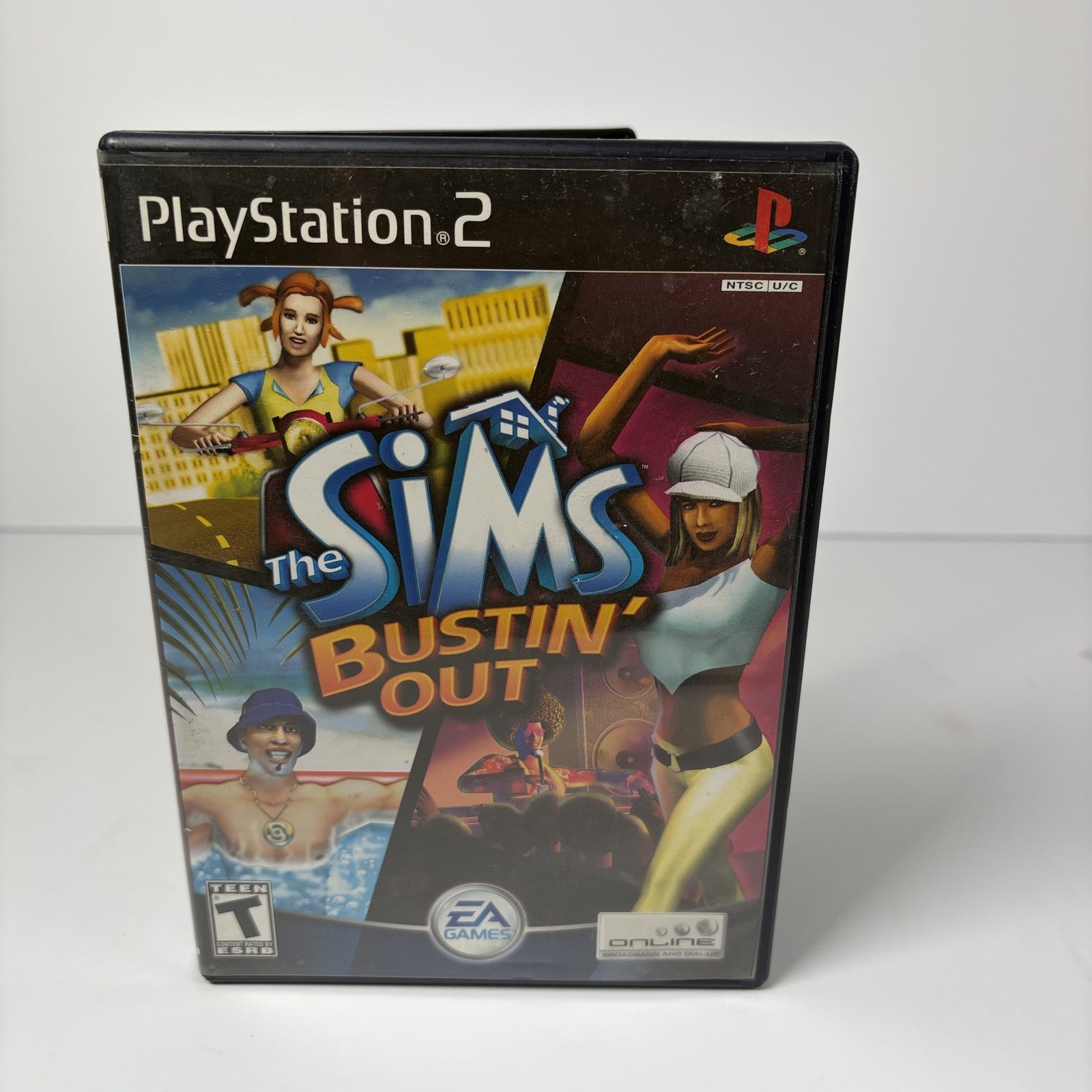 The Sims Bustin' Out - Sony PlayStation 2 PS2 in Original Case EA Games