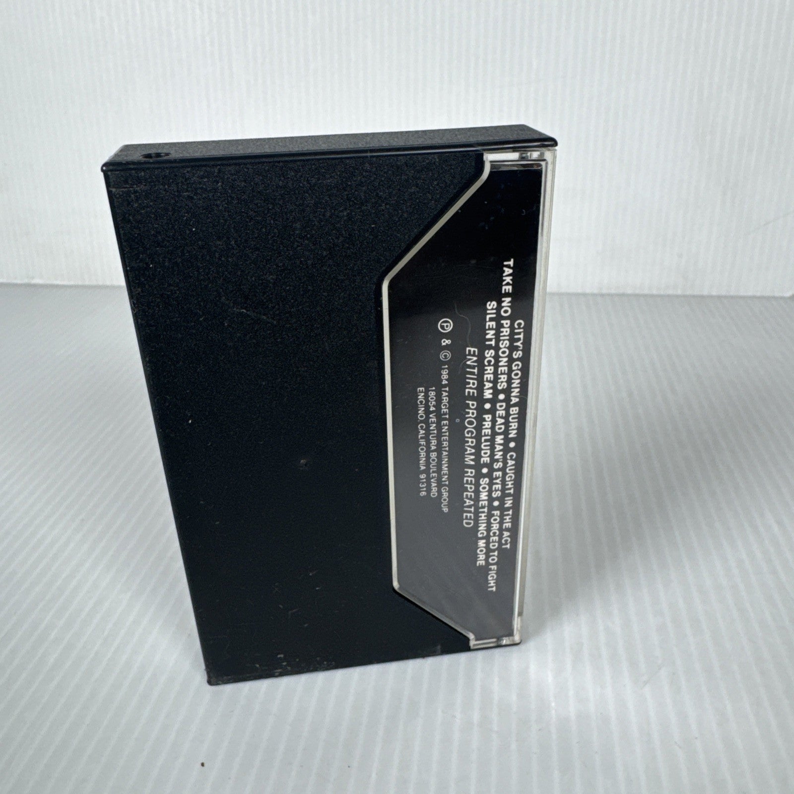 Laaz Rockit City’s Gonna Burn Cassette Tape 1984 Metal TEG Records