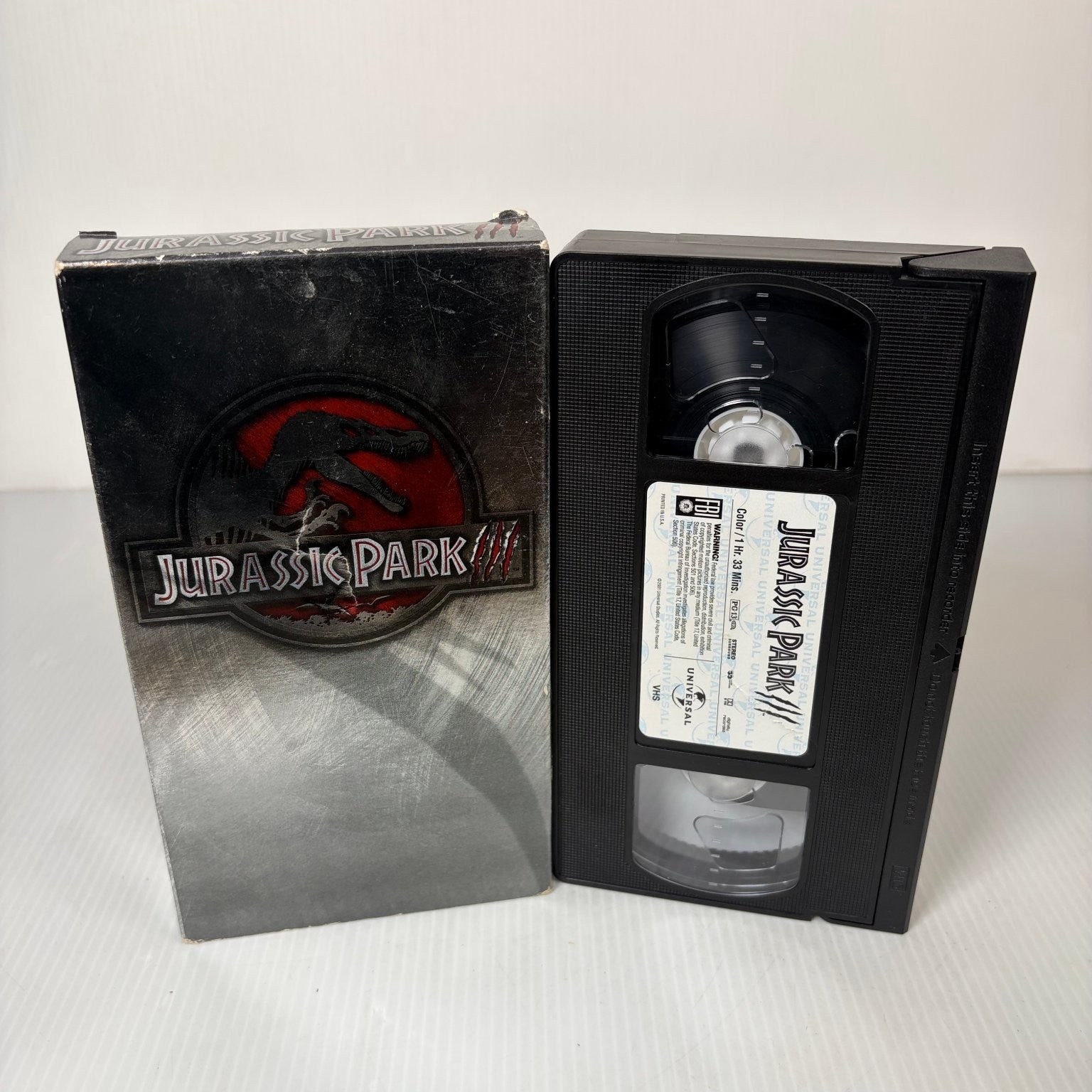 Jurassic Park III VHS 2001 Action Adventure Sci-Fi Universal