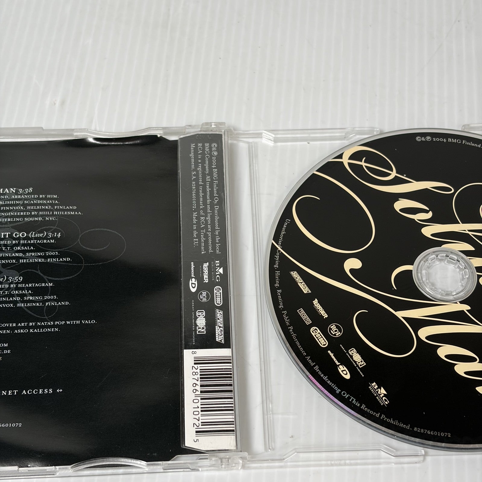 HIM Solitary Man CD Single Enhanced Germany 2004 Neil Diamond Cover BMG