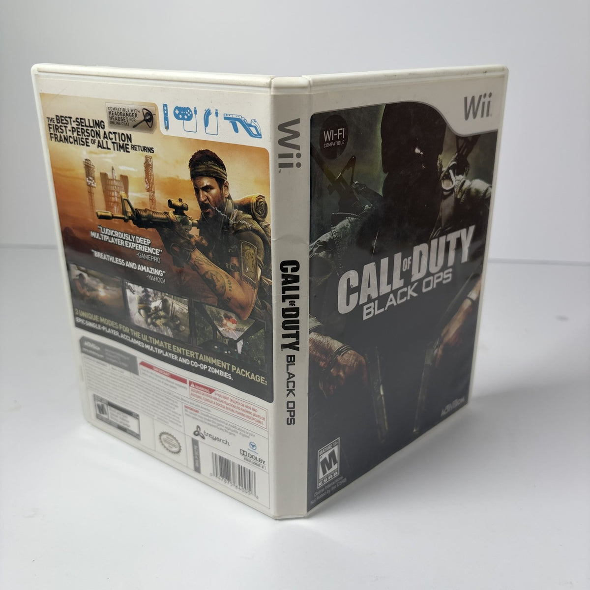 Call of Duty Black Ops (Nintendo Wii, 2010) Complete CIB Wi-Fi Compatible